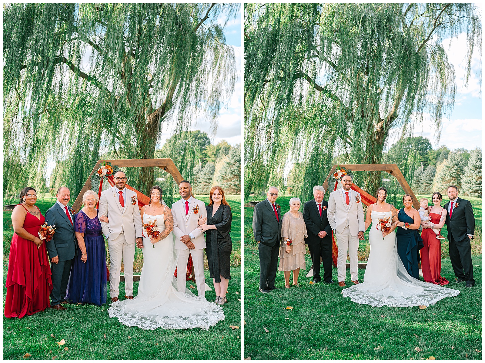 Everhart Gathering Place in Nevada Ohio Fall Wedding | Heather J Photography | Ohio Engagement Photographer