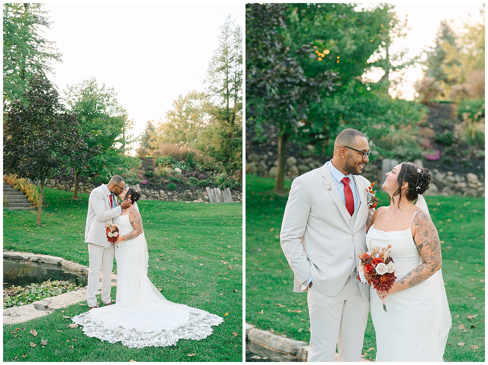 Everhart Gathering Place in Nevada Ohio Fall Wedding | Heather J Photography | Ohio Engagement Photographer