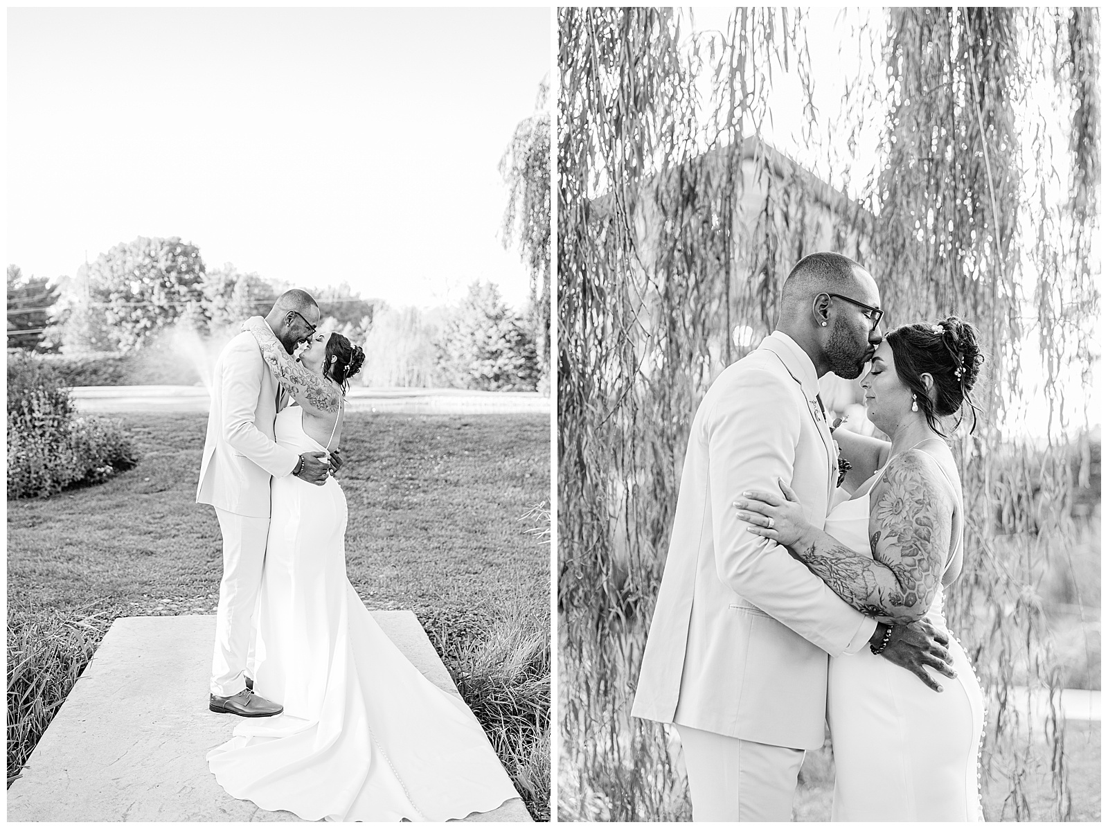 Everhart Gathering Place in Nevada Ohio Fall Wedding | Heather J Photography | Ohio Engagement Photographer