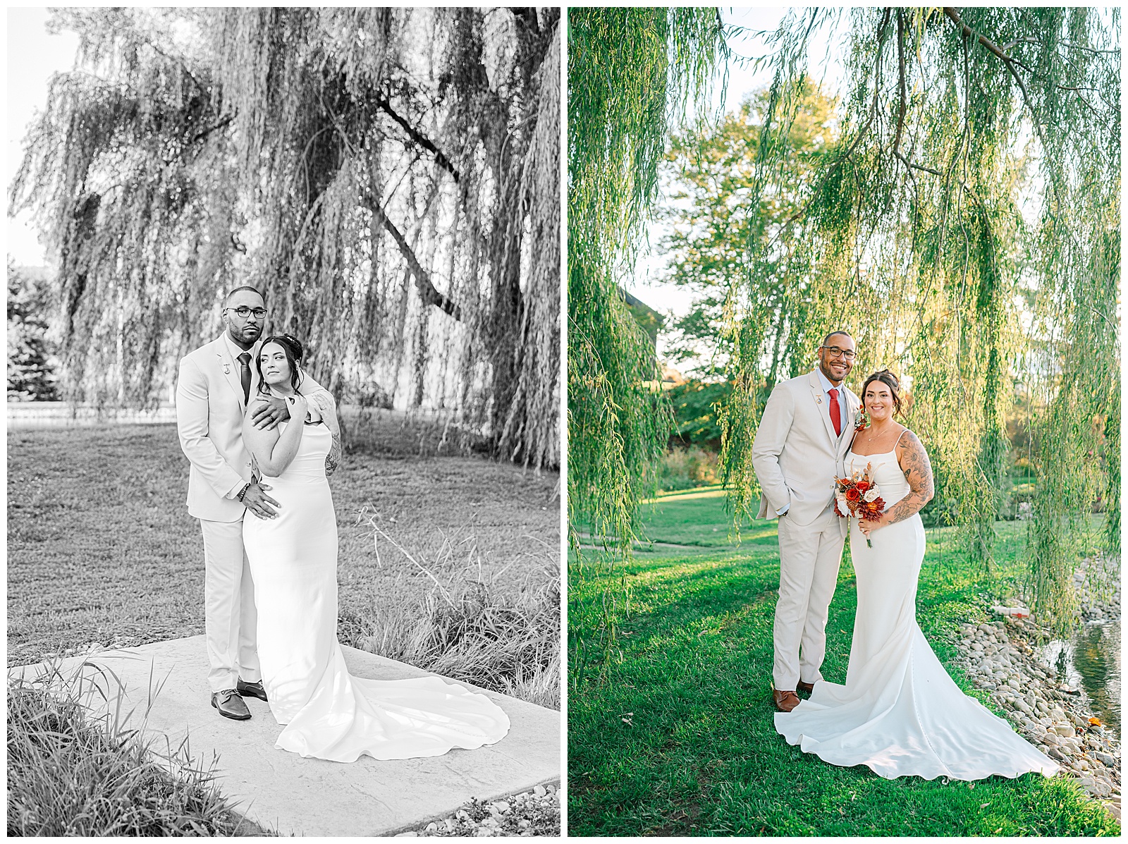 Everhart Gathering Place in Nevada Ohio Fall Wedding | Heather J Photography | Ohio Engagement Photographer