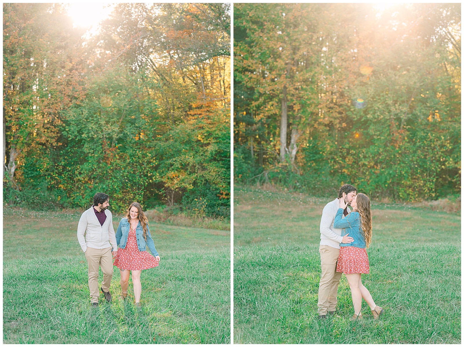 Kendall Lake and Kendall Hills in Peninsula Ohio Fall Engagement | Heather J Photography | Ohio Engagement Photographer