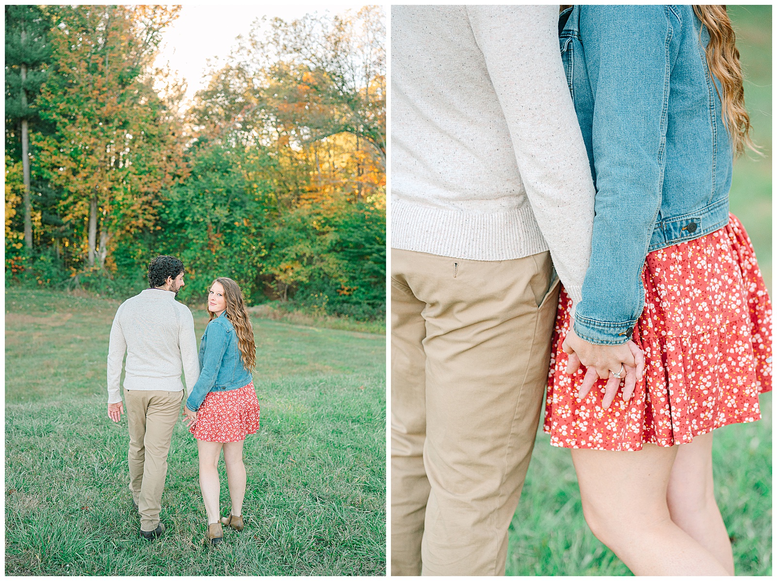 Kendall Lake and Kendall Hills in Peninsula Ohio Fall Engagement | Heather J Photography | Ohio Engagement Photographer