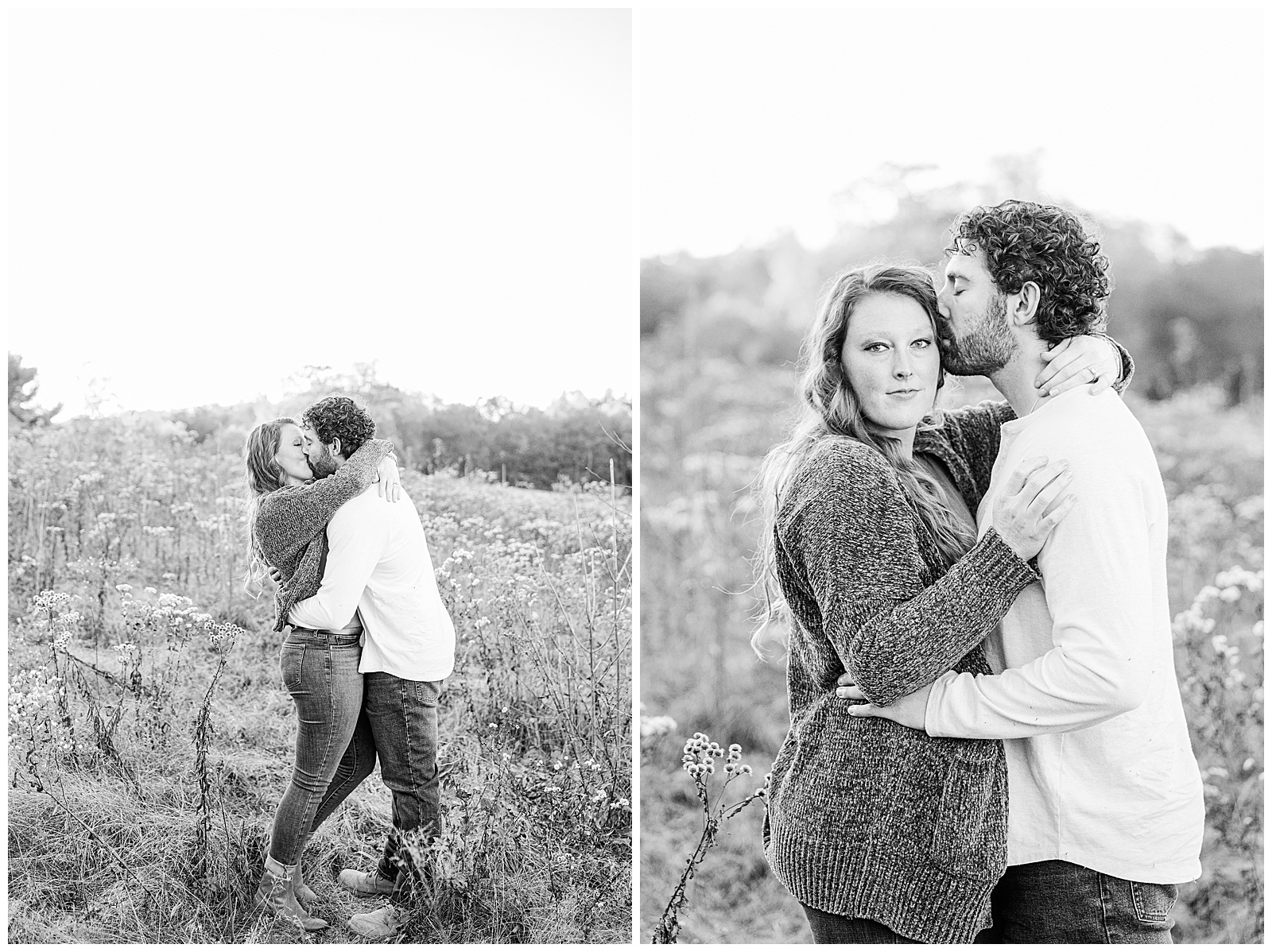 Kendall Lake and Kendall Hills in Peninsula Ohio Fall Engagement | Heather J Photography | Ohio Engagement Photographer