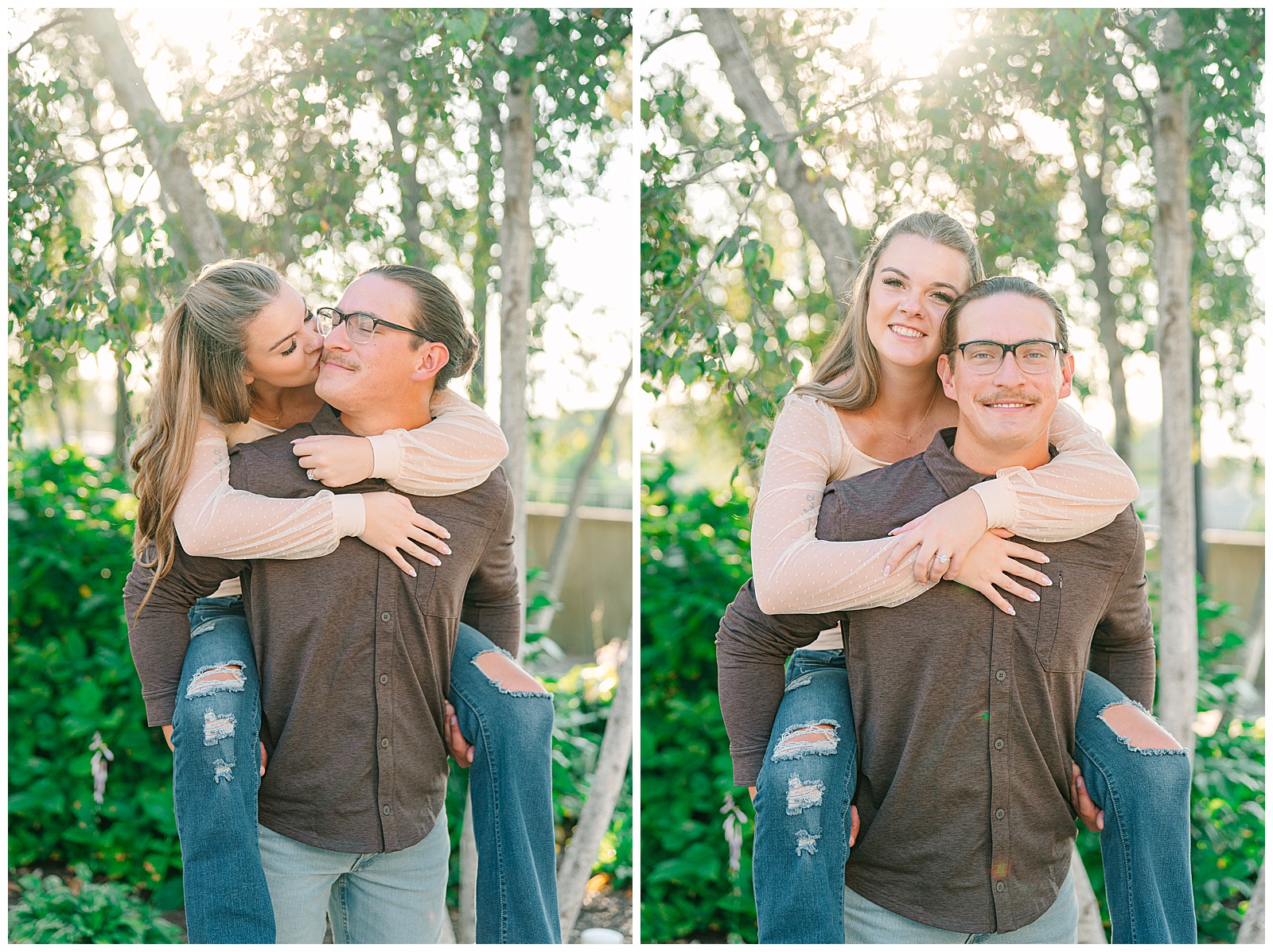 Scioto Mile Columbus Ohio Engagement Session | Heather J Photography | Ohio Engagement Photographer