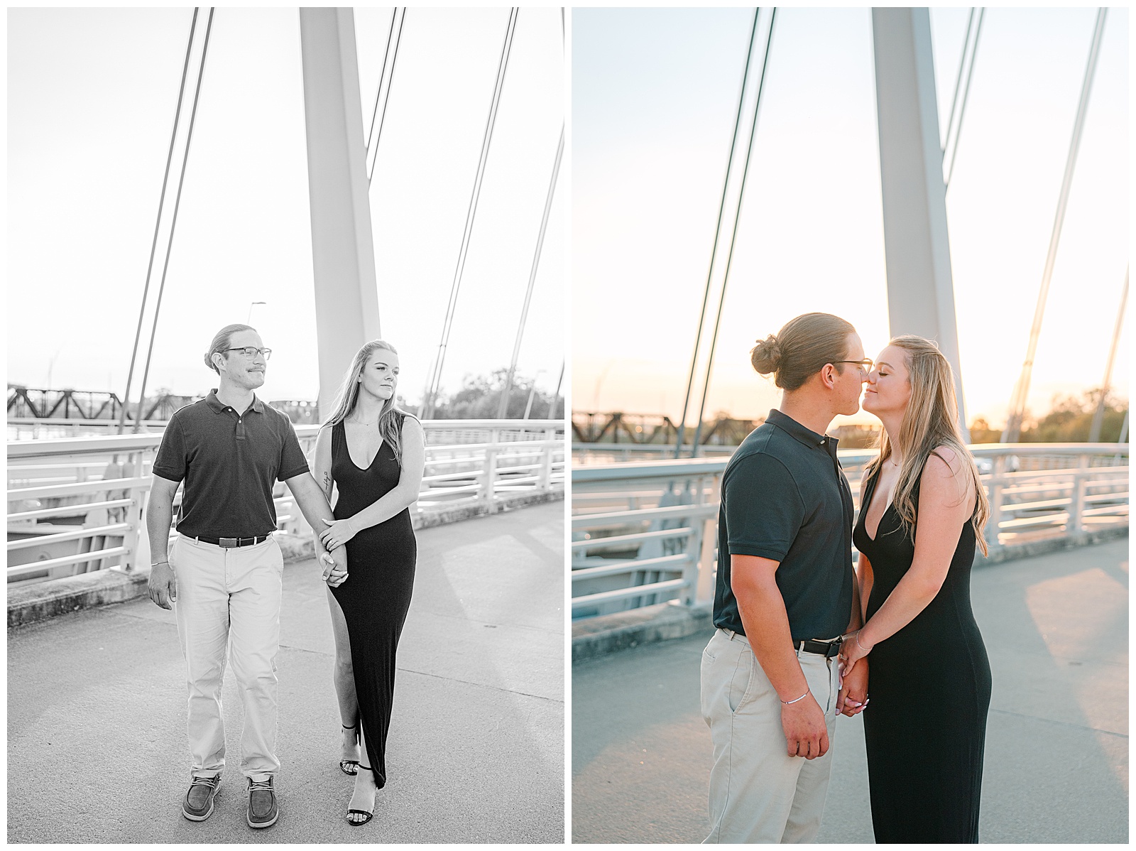 Scioto Mile Columbus Ohio Engagement Session | Heather J Photography | Ohio Engagement Photographer