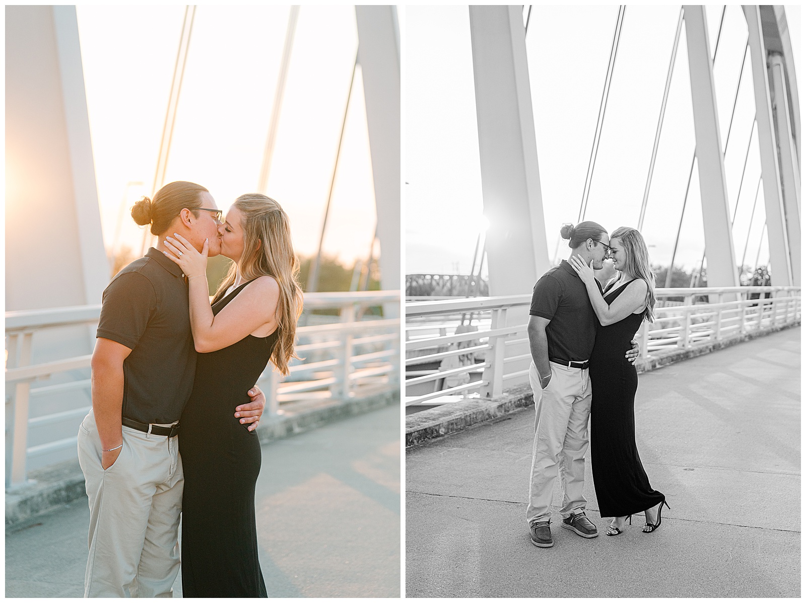 Scioto Mile Columbus Ohio Engagement Session | Heather J Photography | Ohio Engagement Photographer