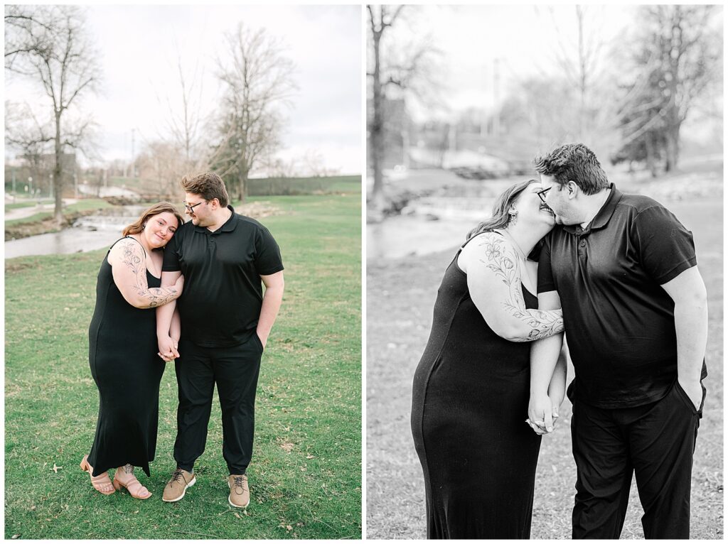 Tall Grass Engagement session at Kendall Hills in CVNP | Heather J Photography | Ohio Engagement Photographer_0011 Engagement at Stadium Park and McKinley Monument in Canton Ohio | Heather J Photography | Ohio Engagement Photographer