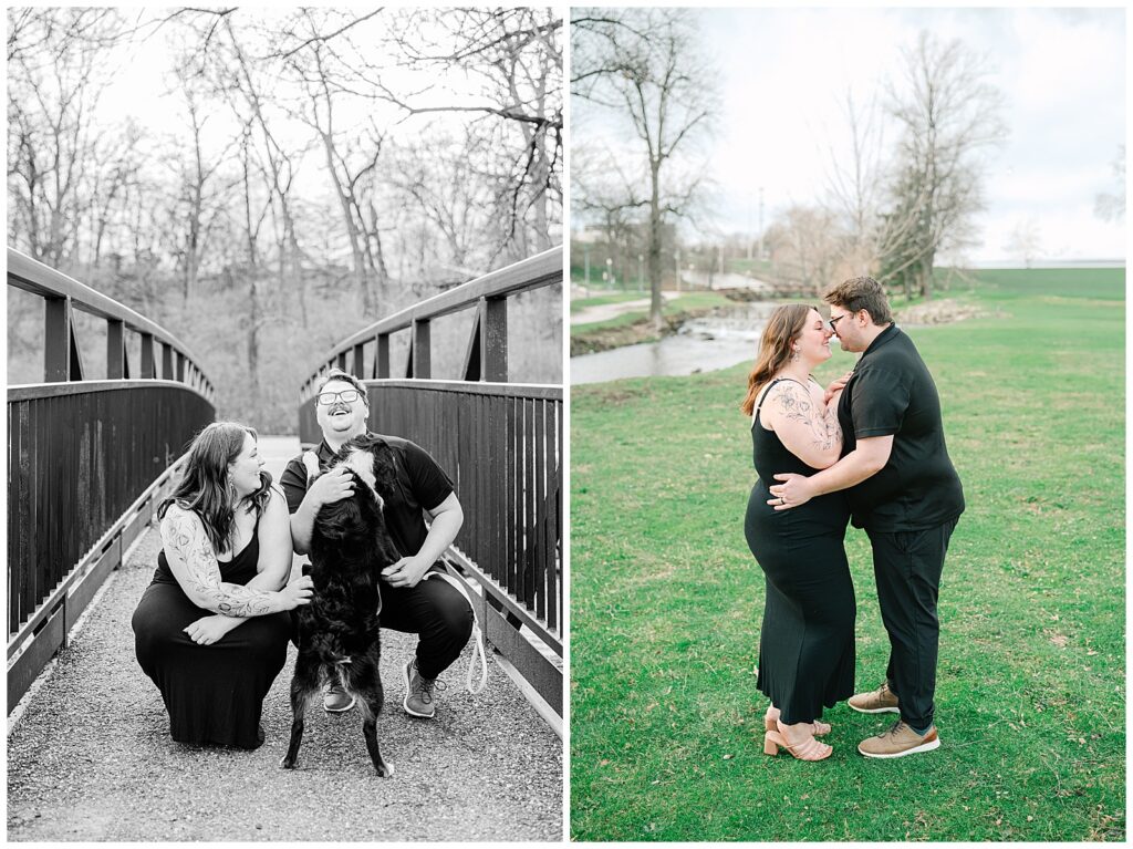 Tall Grass Engagement session at Kendall Hills in CVNP | Heather J Photography | Ohio Engagement Photographer_0019 Engagement at Stadium Park and McKinley Monument in Canton Ohio | Heather J Photography | Ohio Engagement Photographer