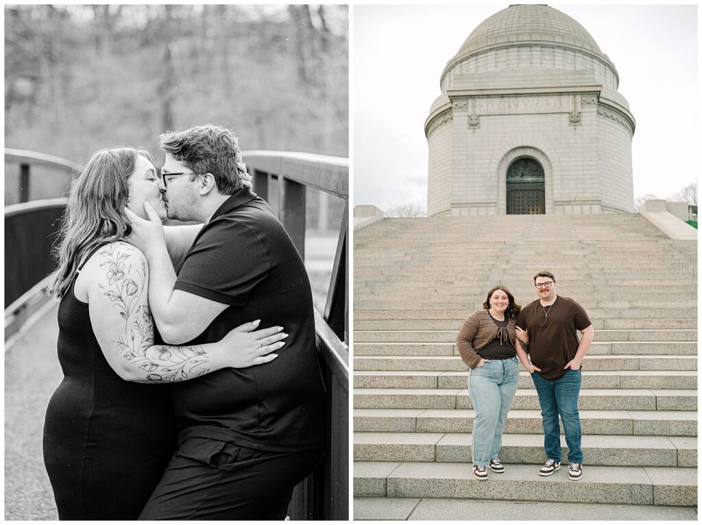 Tall Grass Engagement session at Kendall Hills in CVNP | Heather J Photography | Ohio Engagement Photographer_0021 Engagement at Stadium Park and McKinley Monument in Canton Ohio | Heather J Photography | Ohio Engagement Photographer