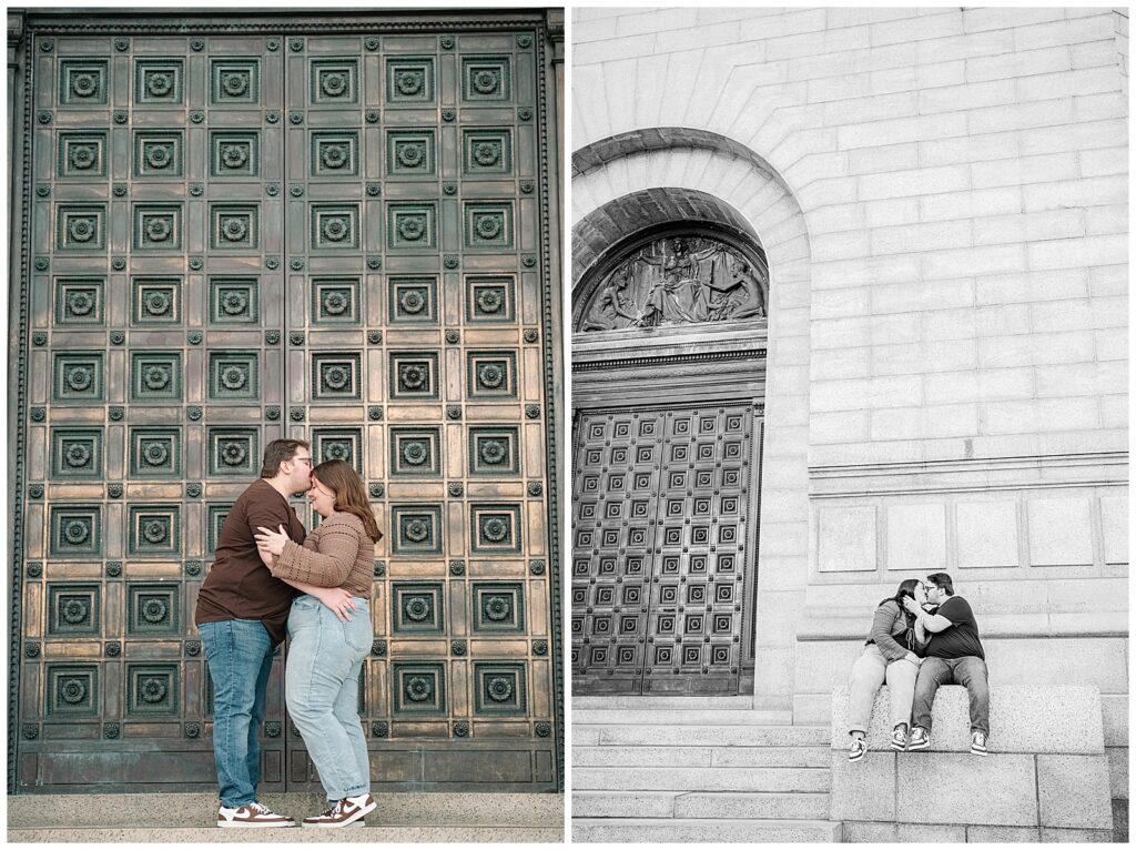 Tall Grass Engagement session at Kendall Hills in CVNP | Heather J Photography | Ohio Engagement Photographer_0029 Engagement at Stadium Park and McKinley Monument in Canton Ohio | Heather J Photography | Ohio Engagement Photographer