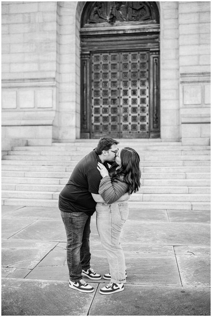 Tall Grass Engagement session at Kendall Hills in CVNP | Heather J Photography | Ohio Engagement Photographer_0033 Engagement at Stadium Park and McKinley Monument in Canton Ohio | Heather J Photography | Ohio Engagement Photographer