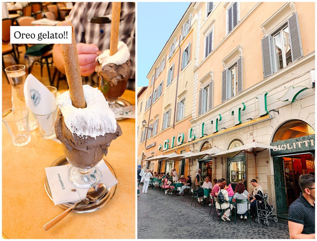 Giolitti's the best gelato in Rome, Italy