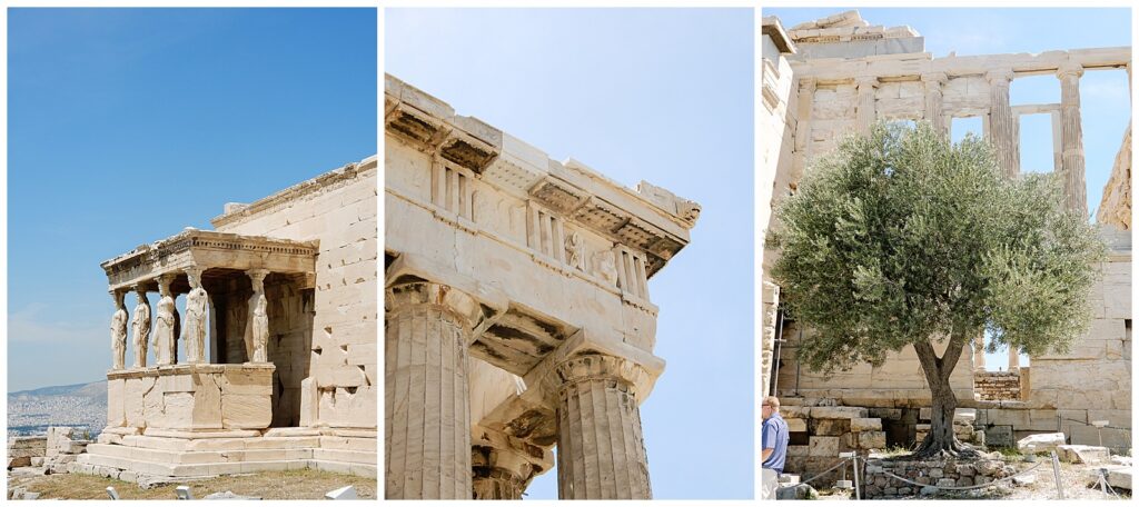 The parthenon in Athens Greece
