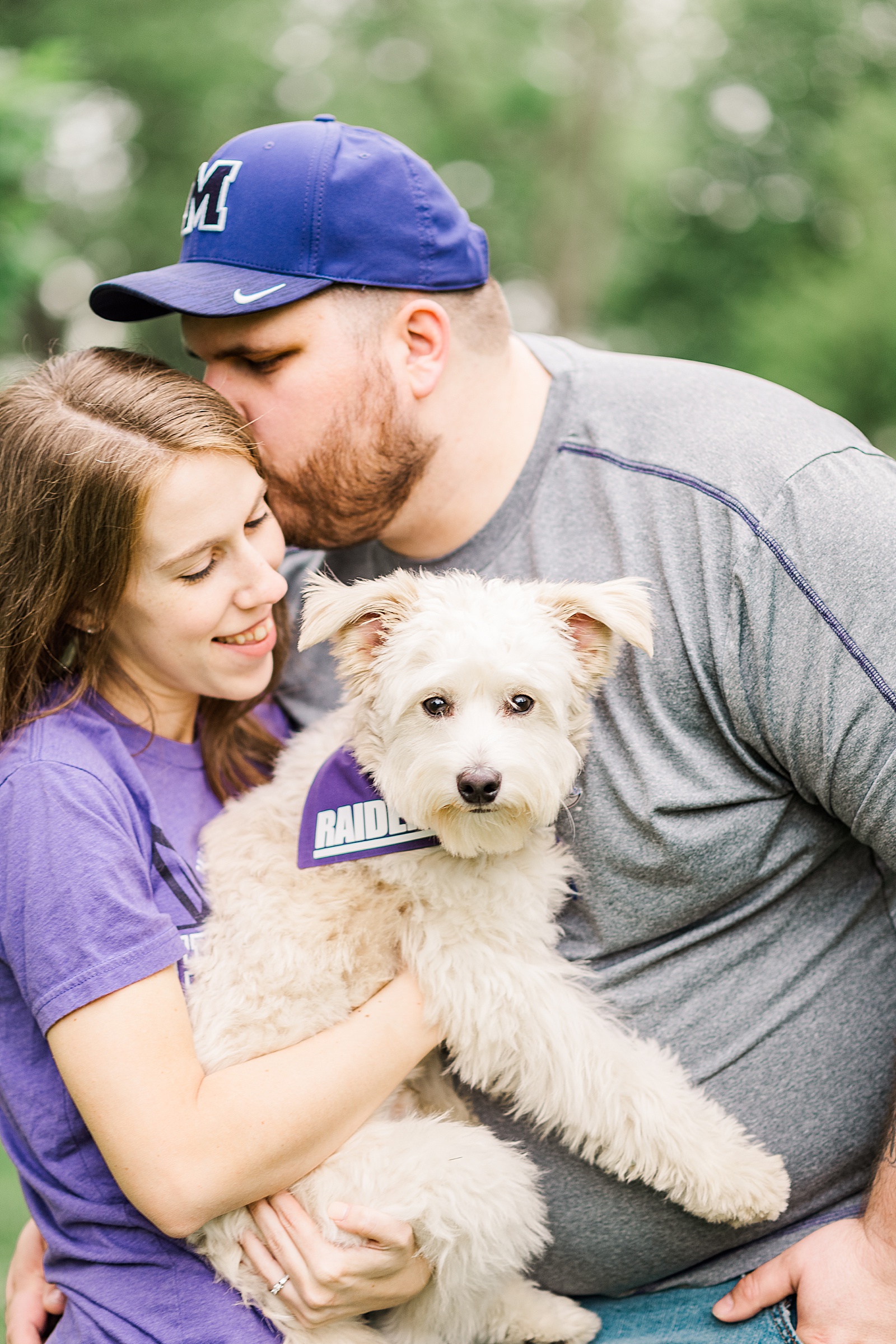 McKinley Monument Park Engagement Session with Dog
