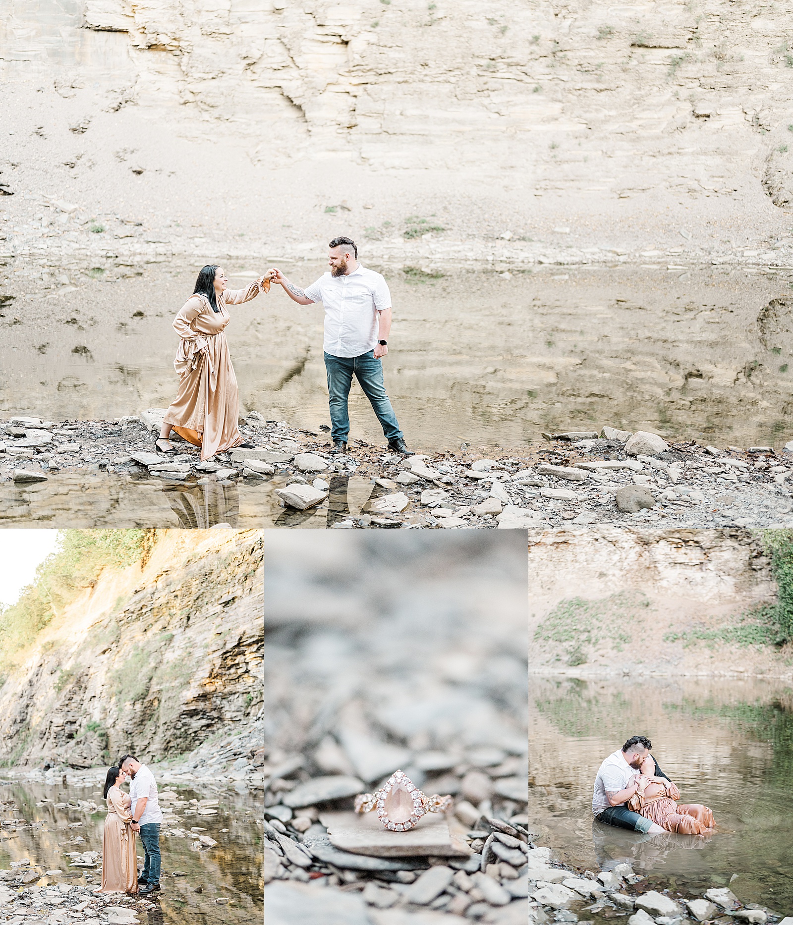 Canyon in Ohio Inspired Engagement Session