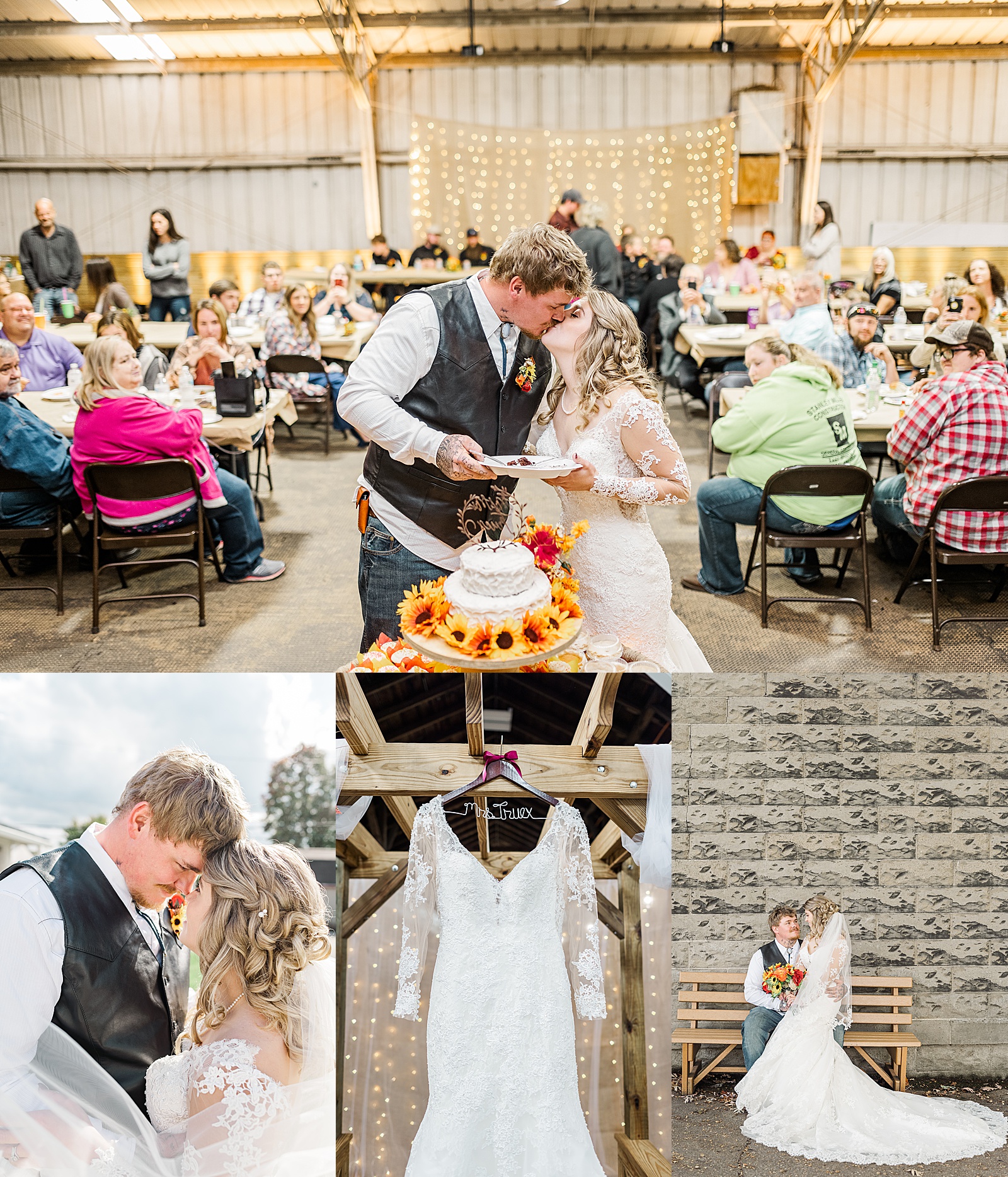 Sunflower Inspired Wedding at Tuscarawas County Fair Wedding