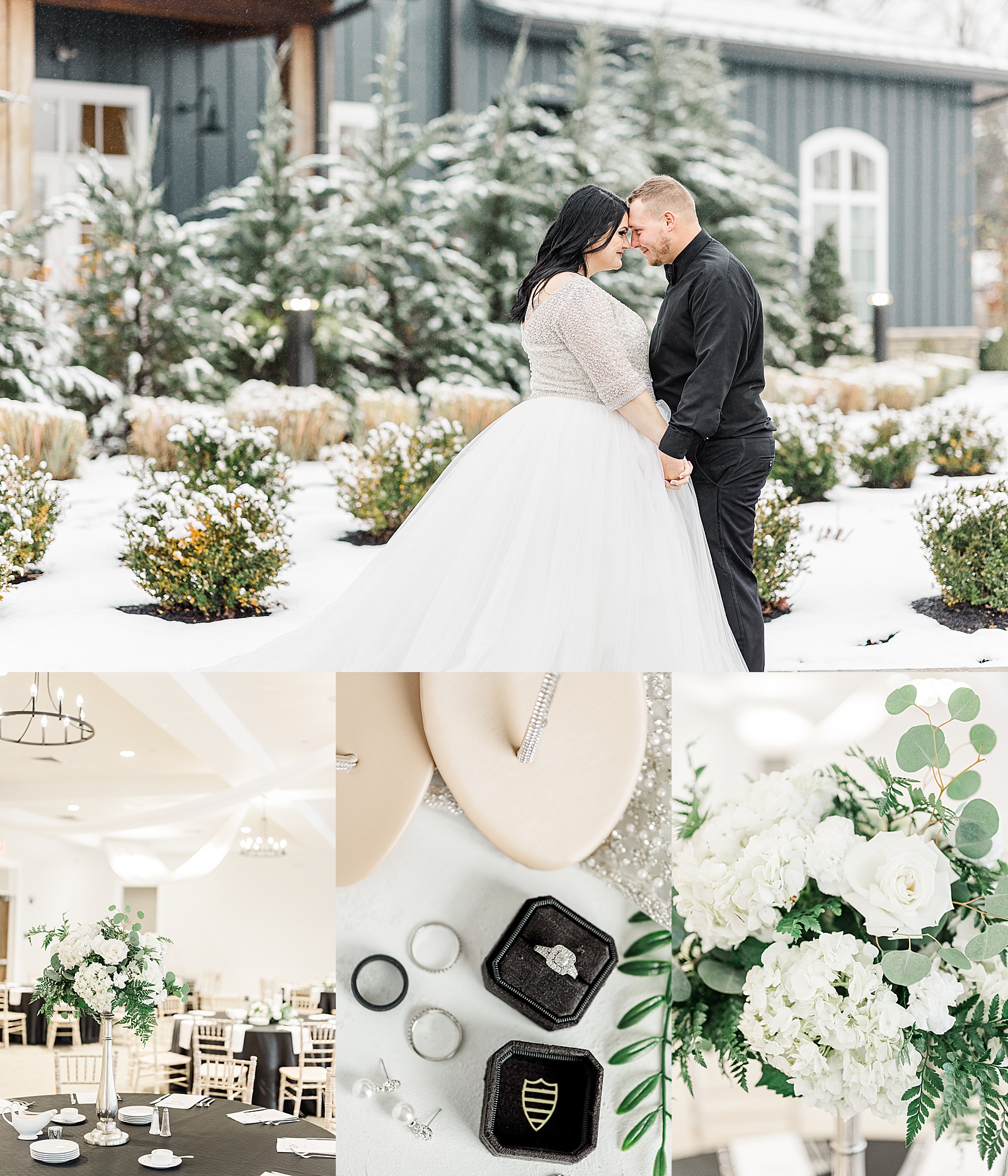 Classic Black and White Wedding at The Estate at New Albany