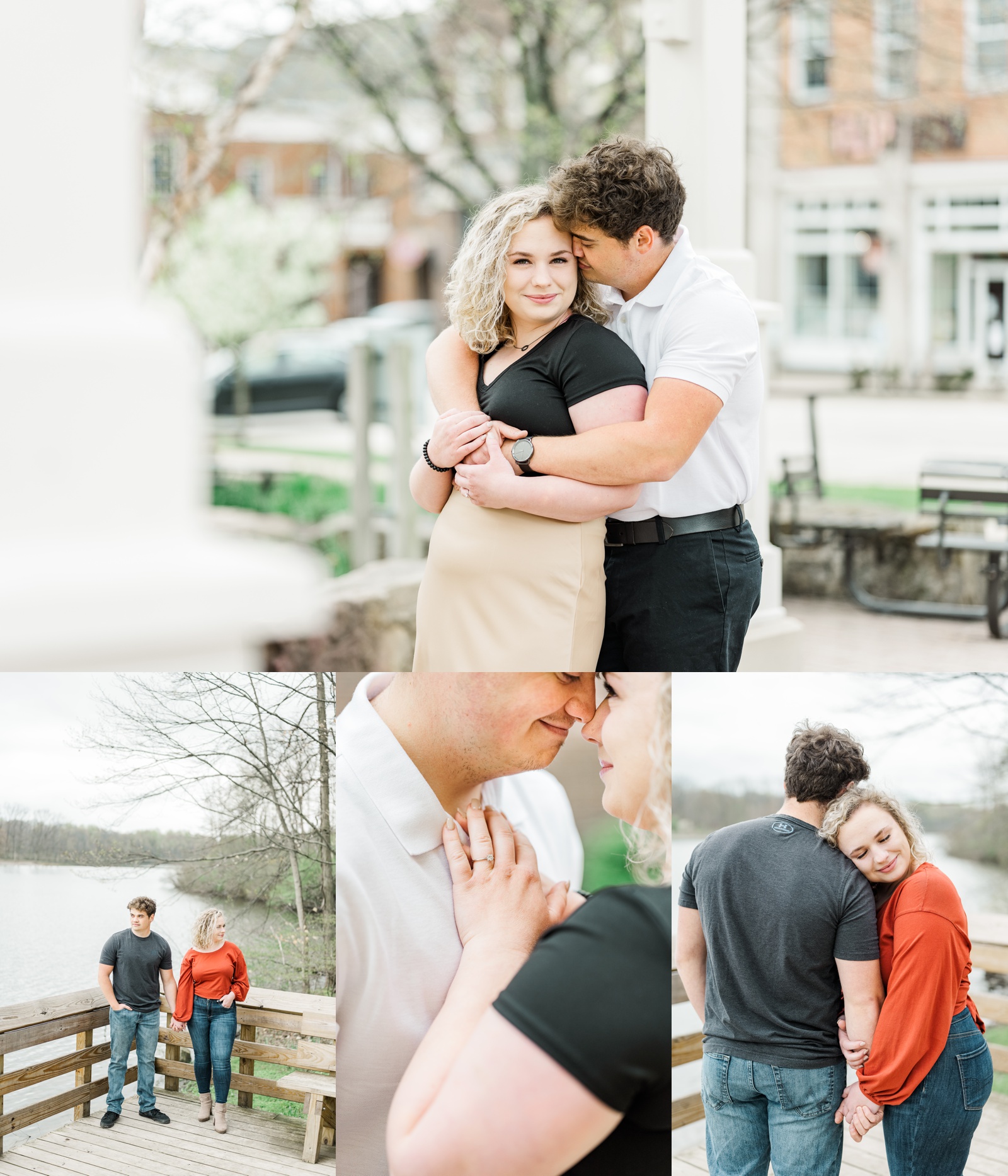 Downtown Hudson and Hudson Springs Park Engagement Session