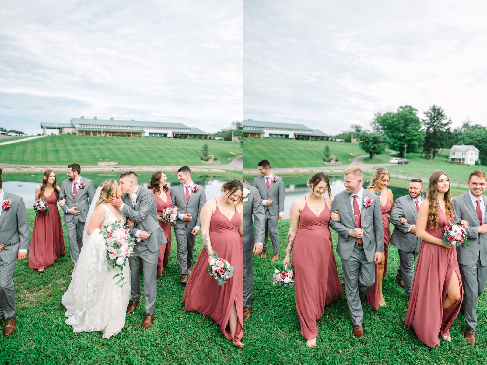 Dusty Rose and Greenery Diamond Lake Event Barn Wedding in Scio Ohio_0031.jpg