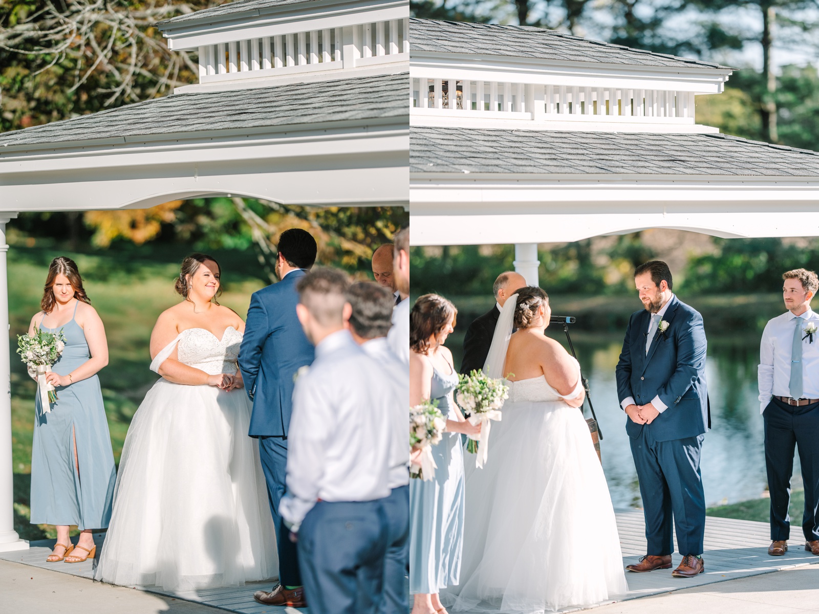 October Fall Wedding at Stables at Arrowhead Lake in Millersburg Ohio
