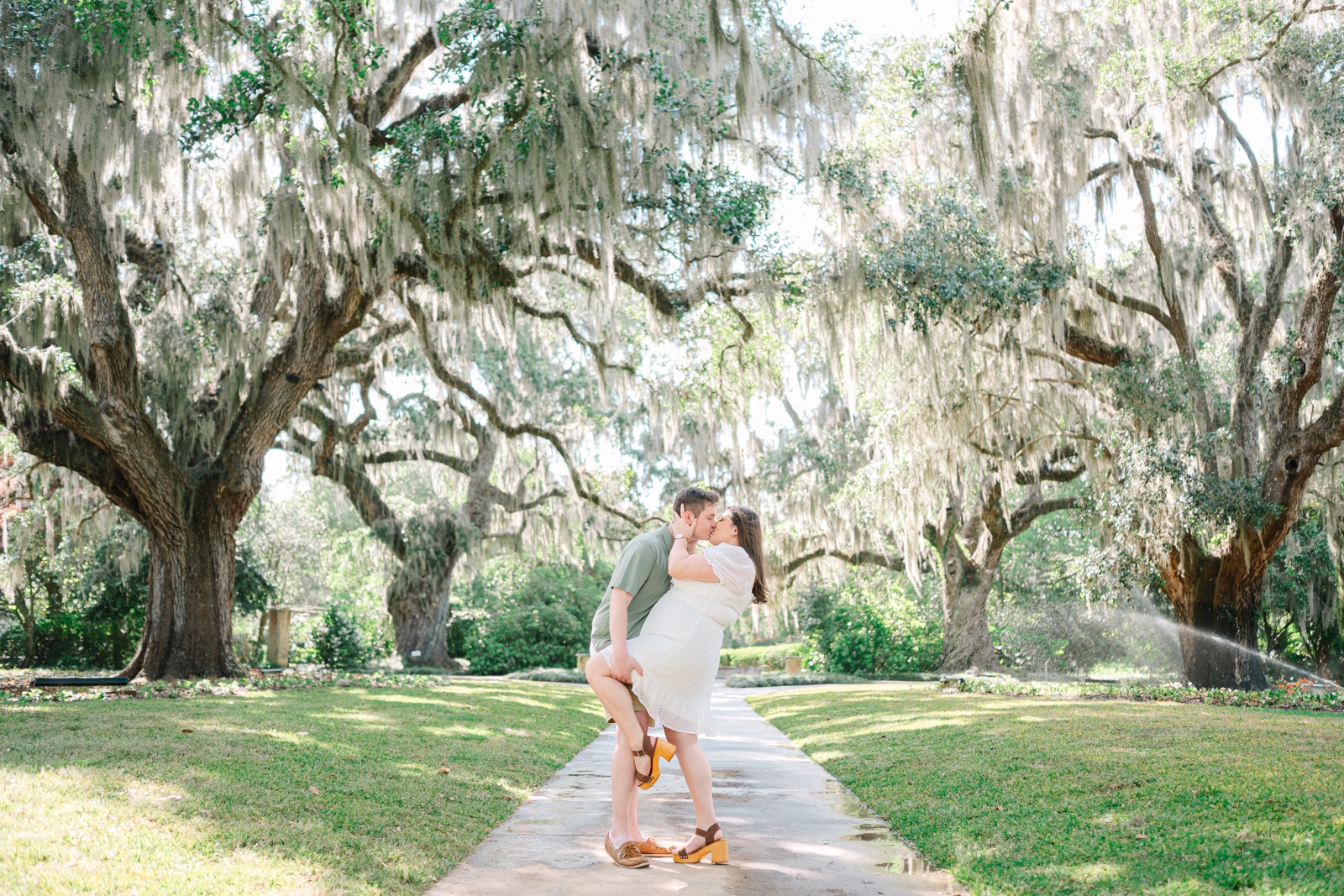 Brookgreen Gardens and Myrtle Beach Engagement Session in South Carolina