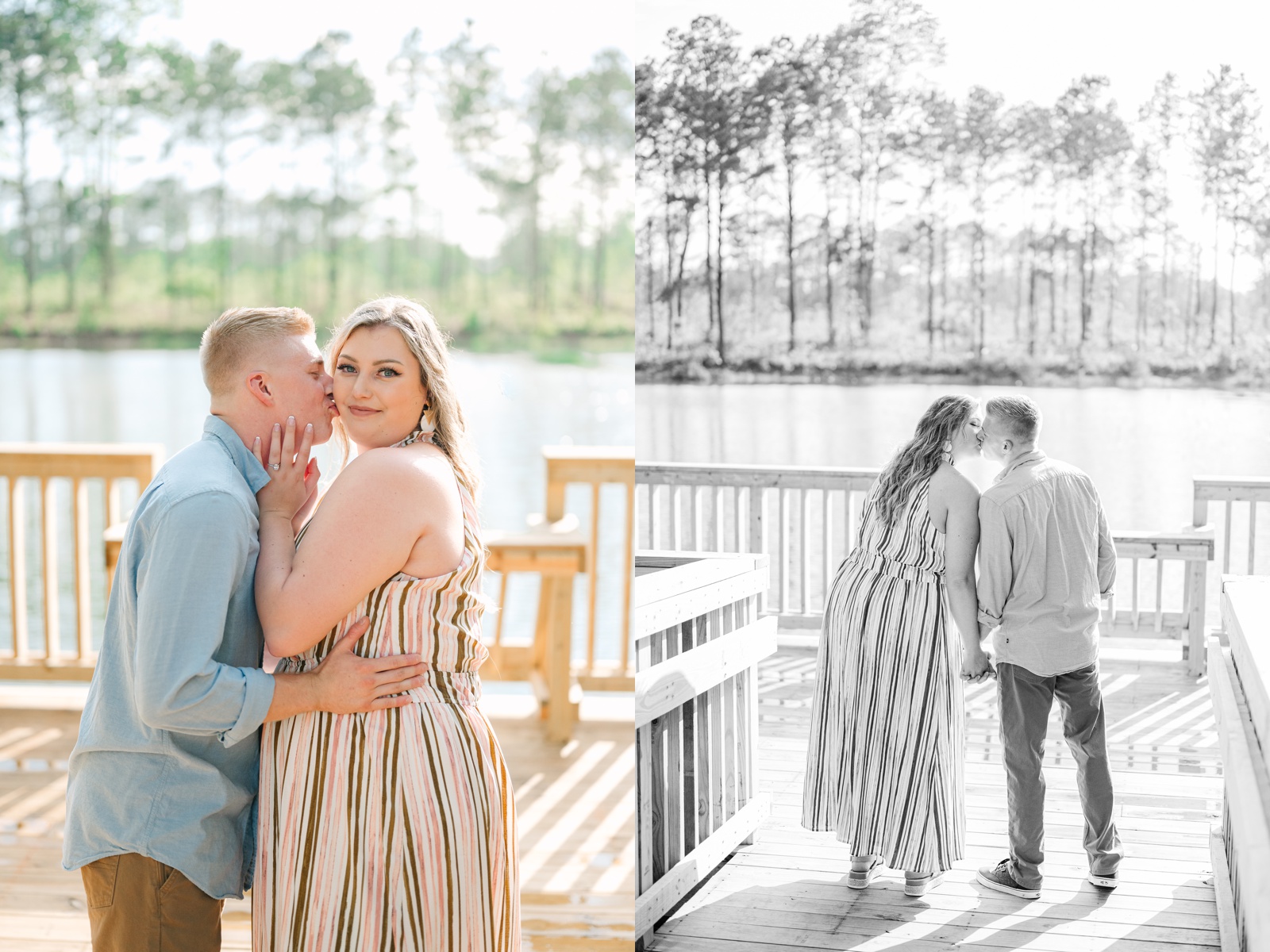 Surf City and Serenity Point in North Carolina engagement session