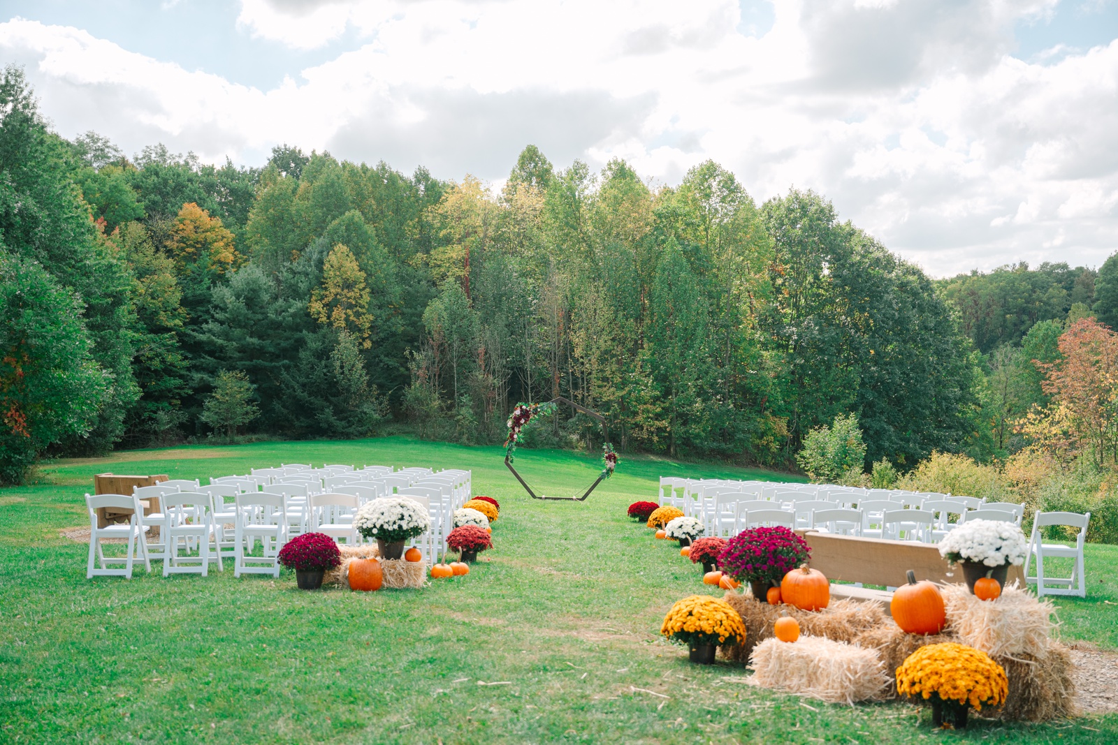Fall Wedding at The Lodge at Allardale in Medina Ohio
