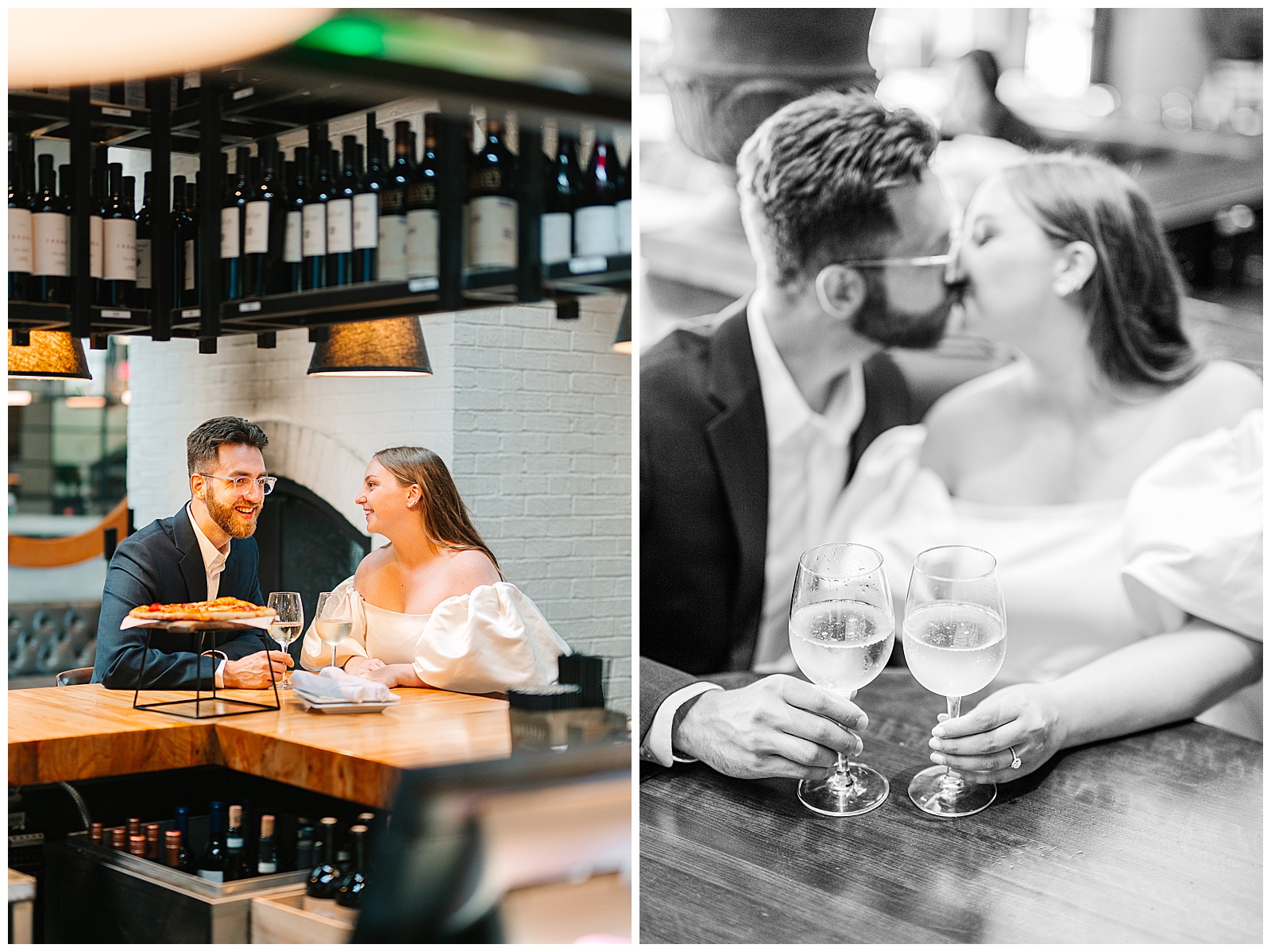 Bar Italia and Cedar Creek Grille and Acacia Reservation Engagement Session in Beachwood Ohio