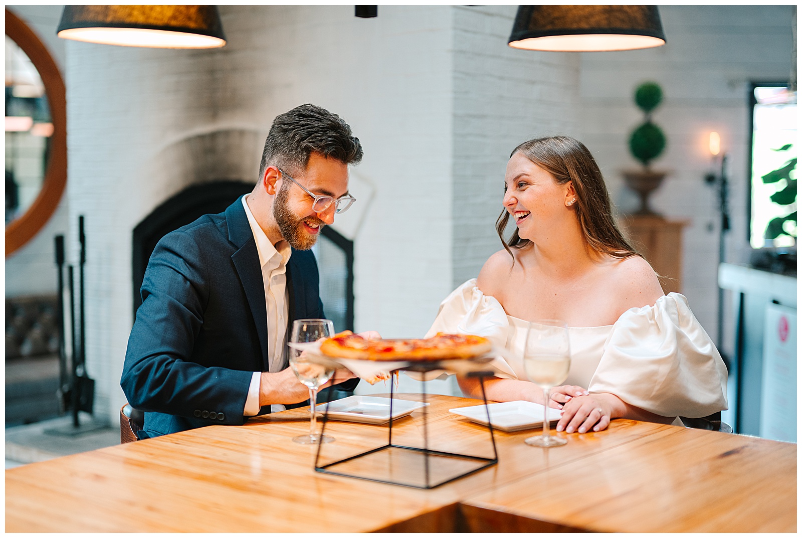 Bar Italia and Cedar Creek Grille and Acacia Reservation Engagement Session in Beachwood Ohio