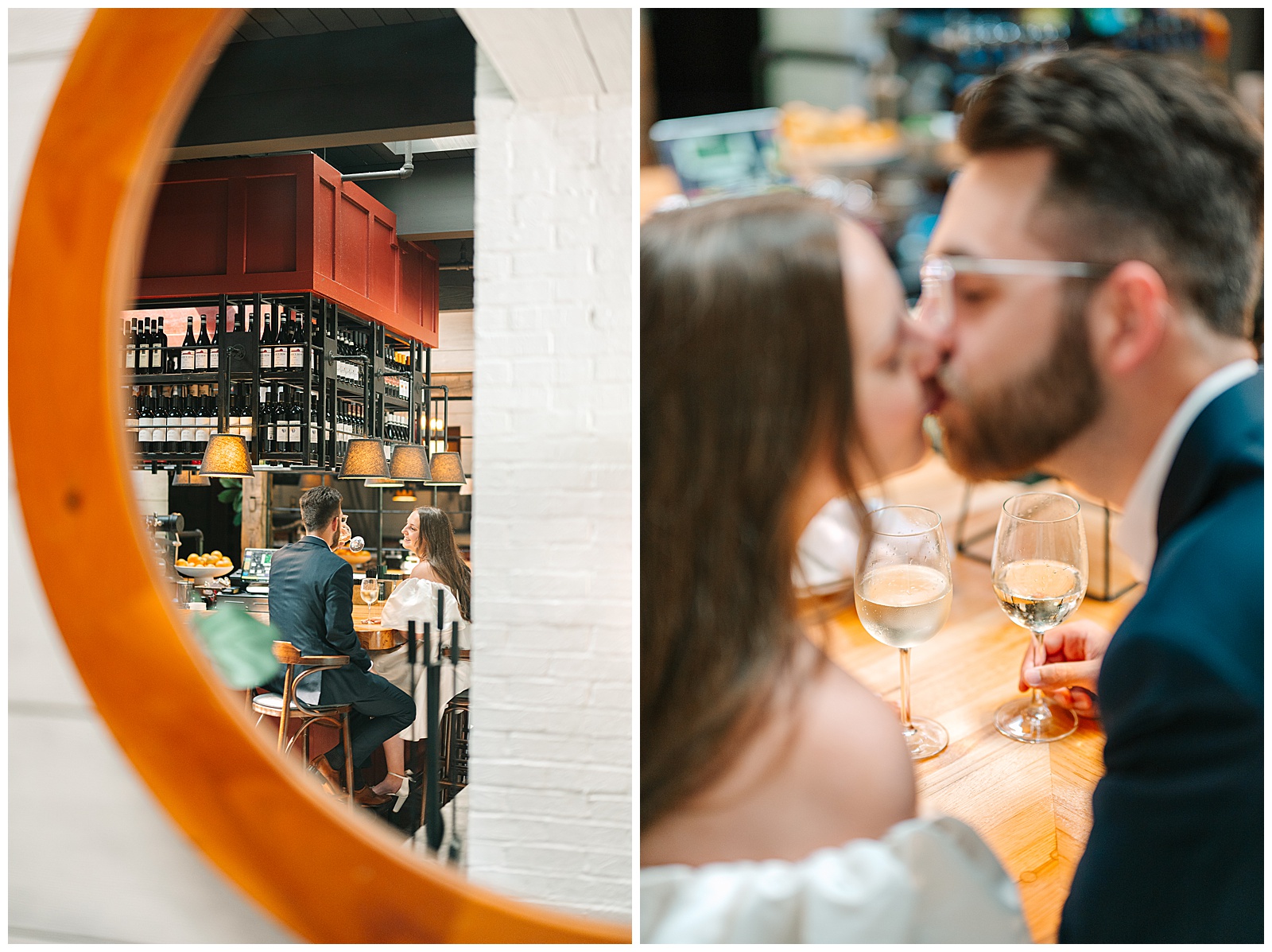 Bar Italia and Cedar Creek Grille and Acacia Reservation Engagement Session in Beachwood Ohio