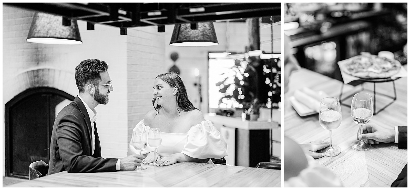 Bar Italia and Cedar Creek Grille and Acacia Reservation Engagement Session in Beachwood Ohio