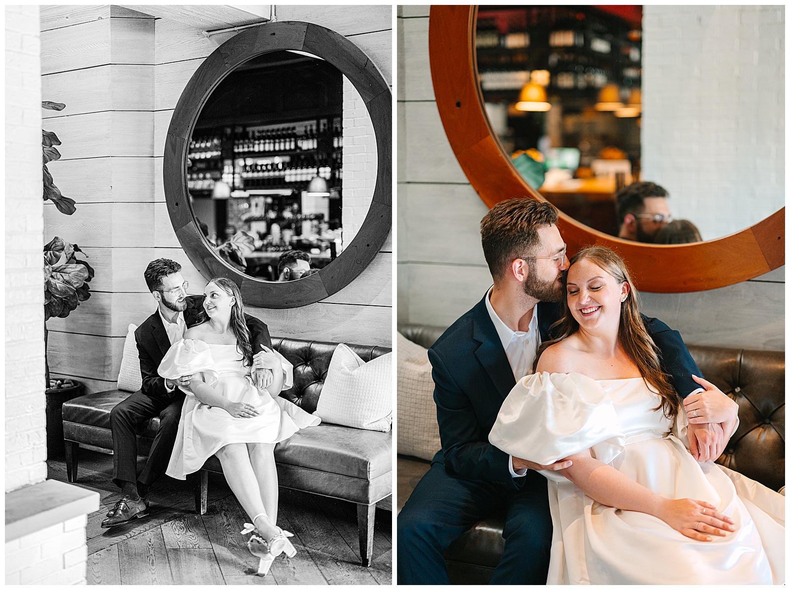 Bar Italia and Cedar Creek Grille and Acacia Reservation Engagement Session in Beachwood Ohio