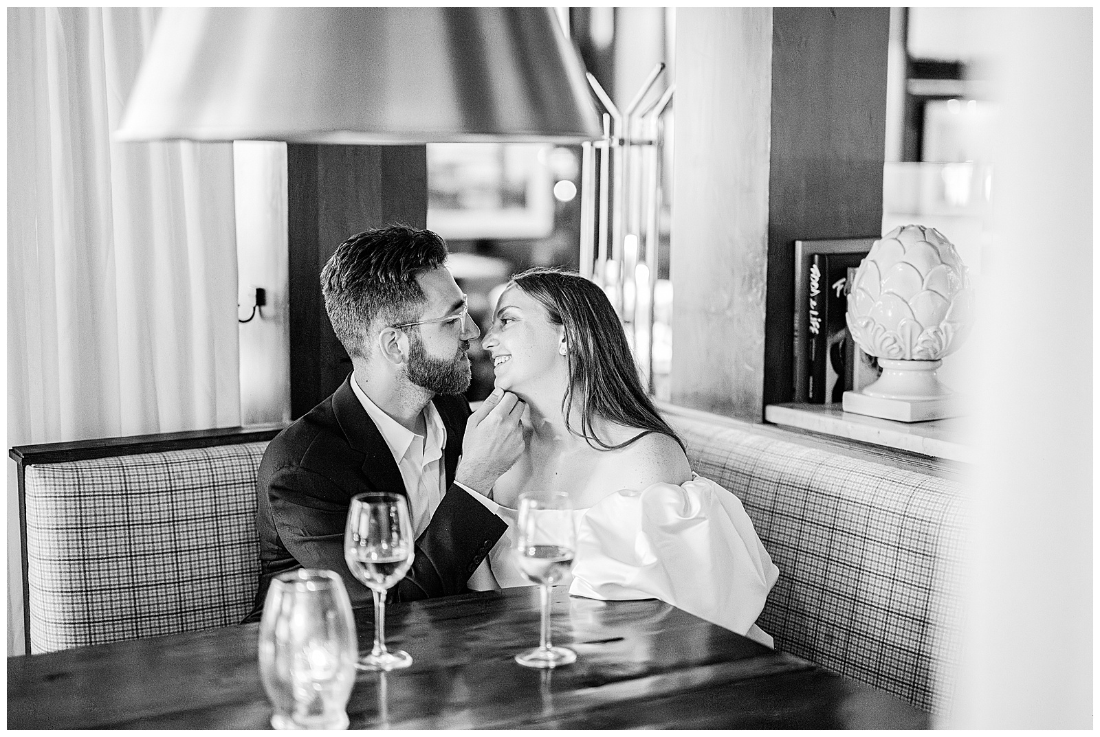 Bar Italia and Cedar Creek Grille and Acacia Reservation Engagement Session in Beachwood Ohio