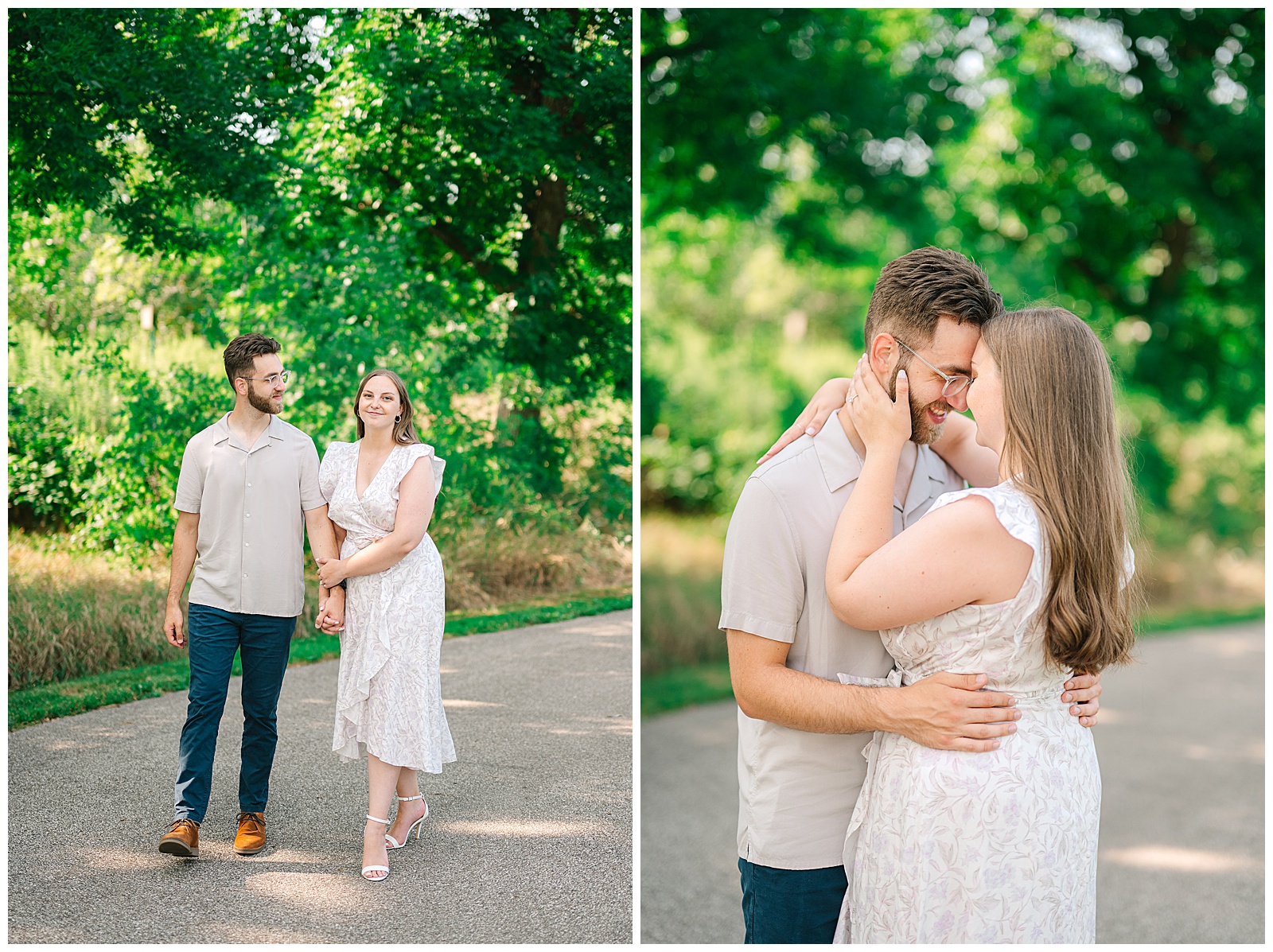 Bar Italia and Cedar Creek Grille and Acacia Reservation Engagement Session in Beachwood Ohio