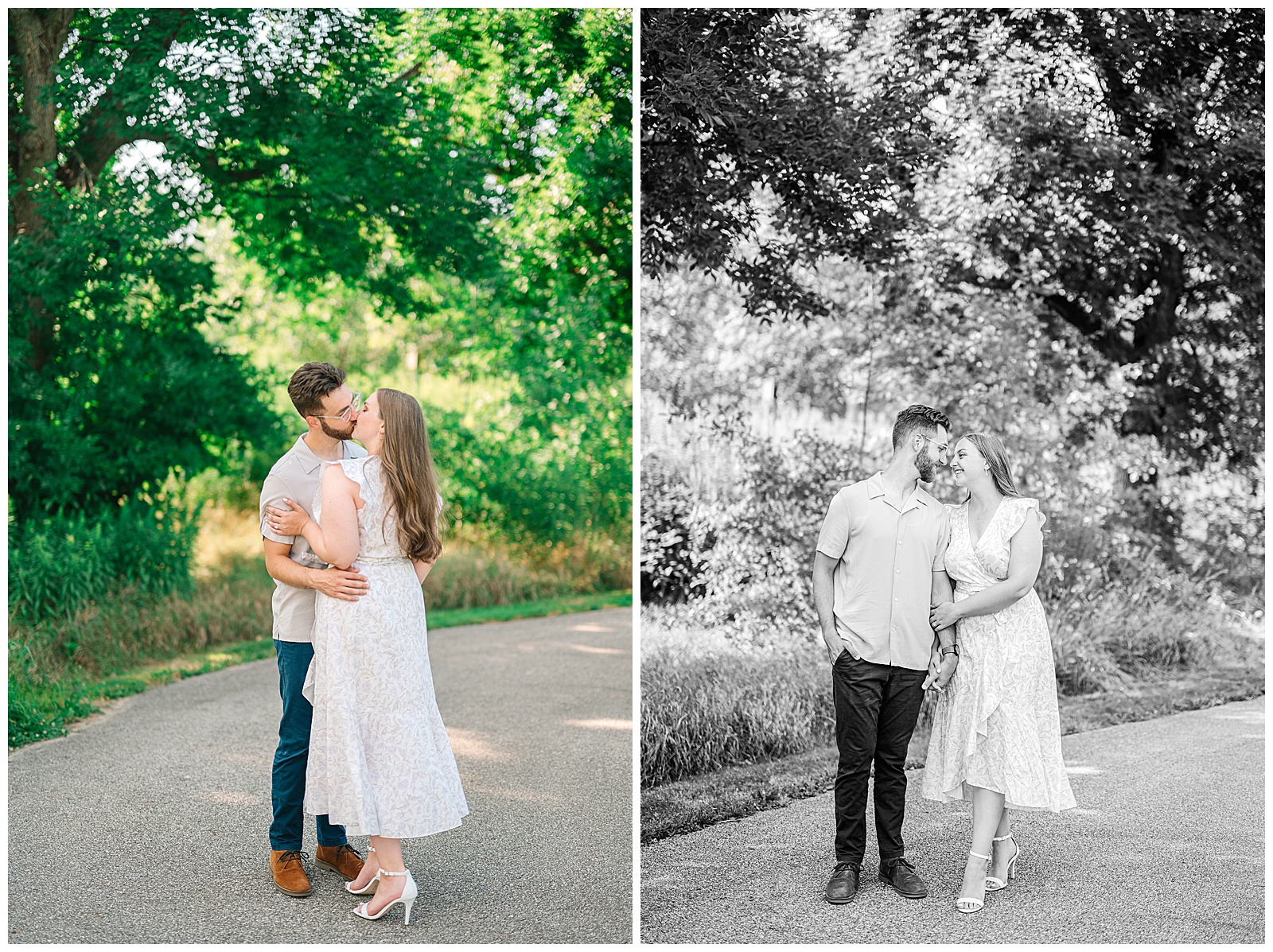 Bar Italia and Cedar Creek Grille and Acacia Reservation Engagement Session in Beachwood Ohio