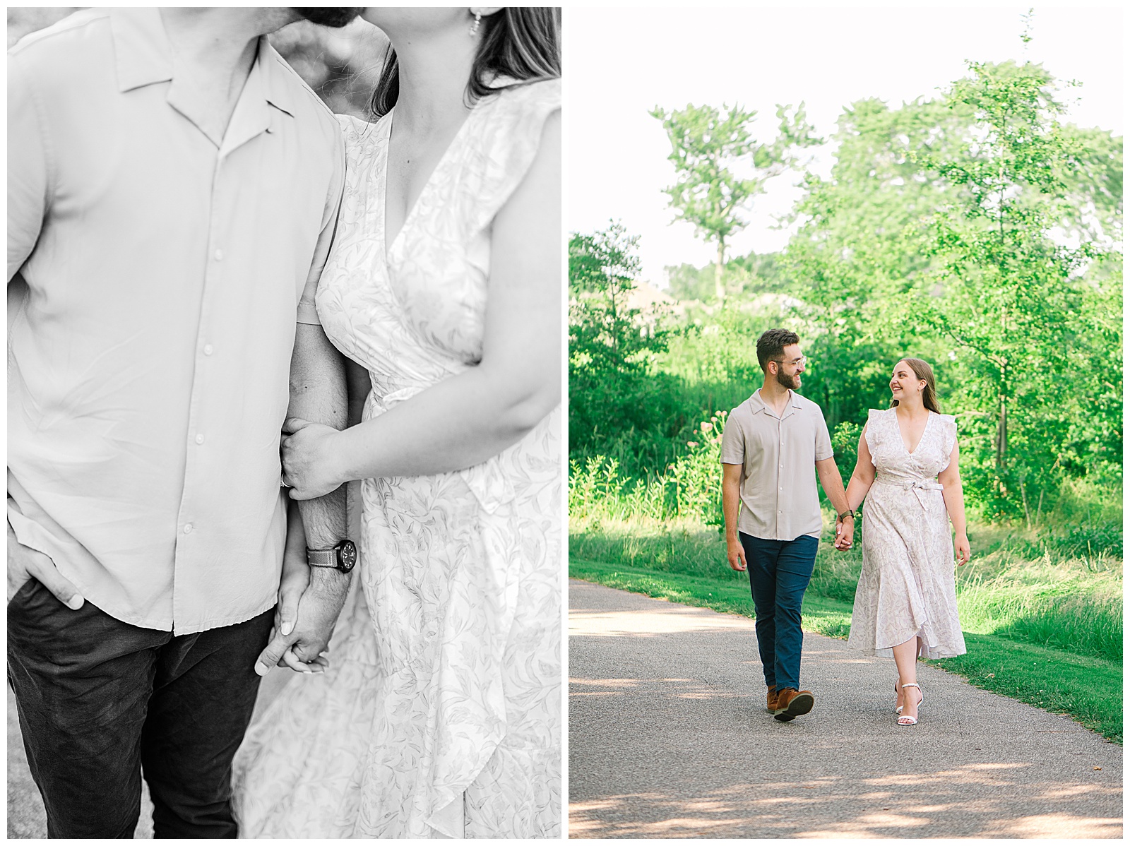 Bar Italia and Cedar Creek Grille and Acacia Reservation Engagement Session in Beachwood Ohio