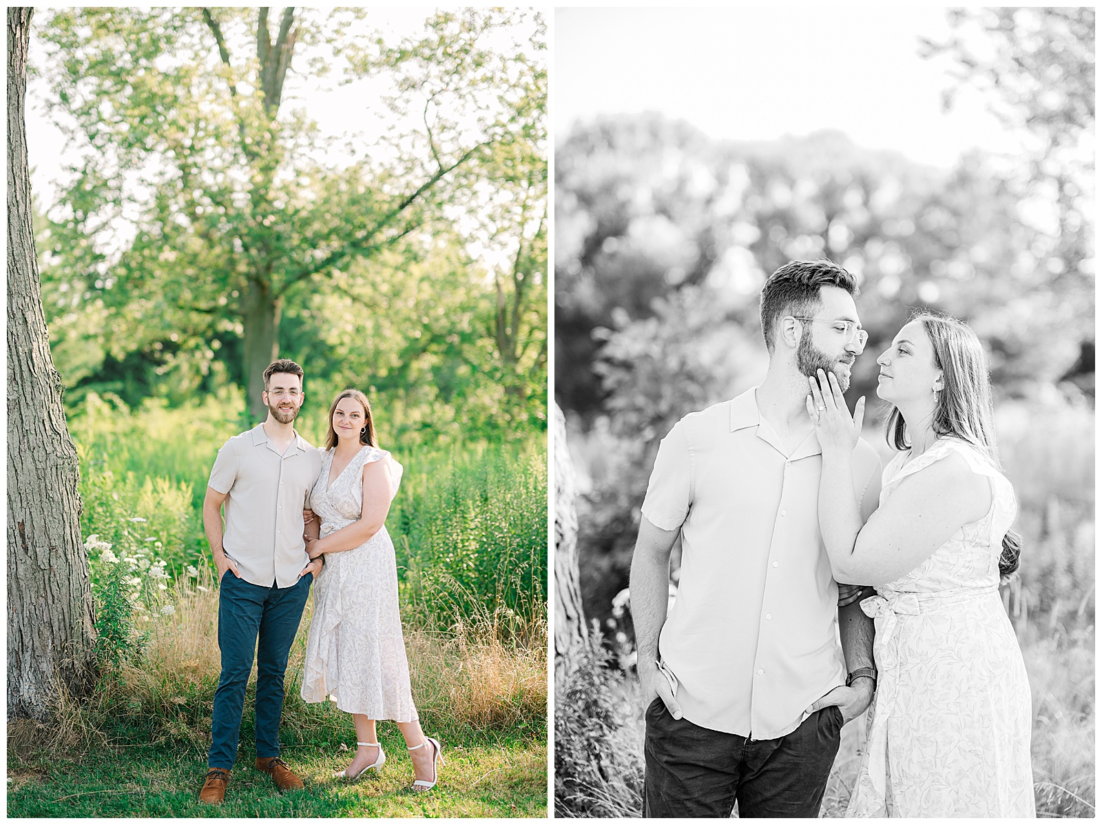 Bar Italia and Cedar Creek Grille and Acacia Reservation Engagement Session in Beachwood Ohio