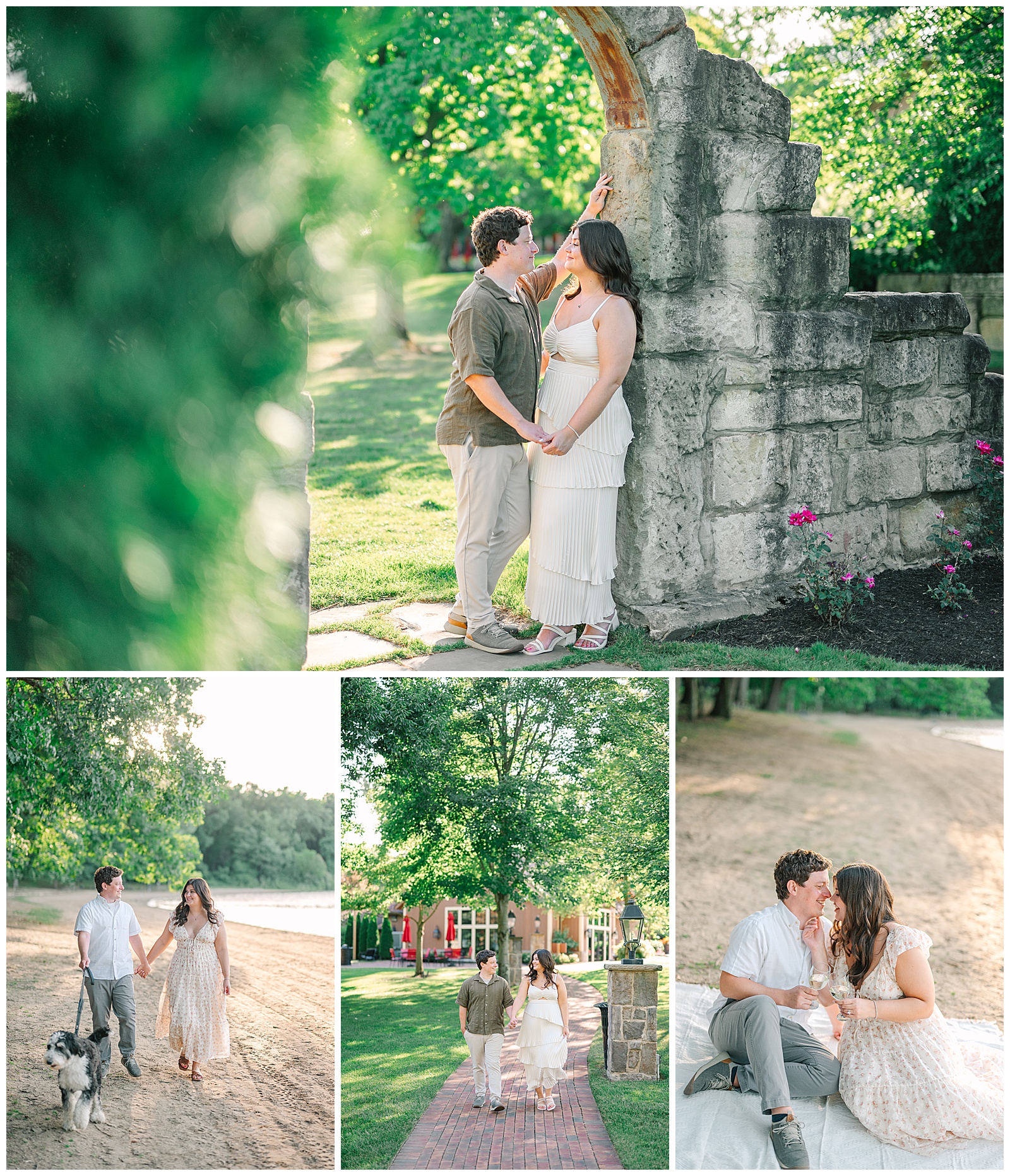 Gervasi and Portage Lakes Summer Engagement Session in Ohio