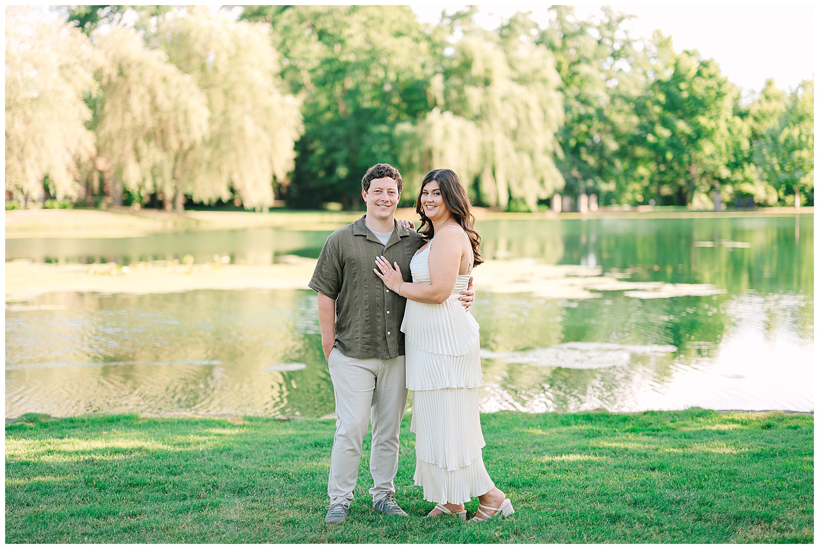 Gervasi and Portage Lakes Summer Engagement Session in Ohio