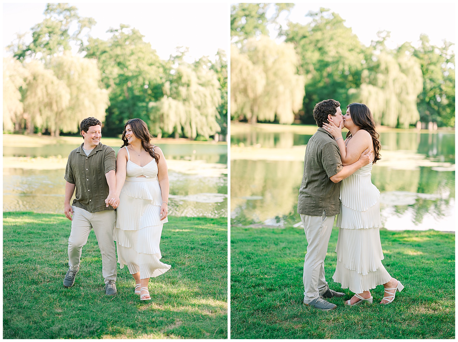 Gervasi and Portage Lakes Summer Engagement Session in Ohio