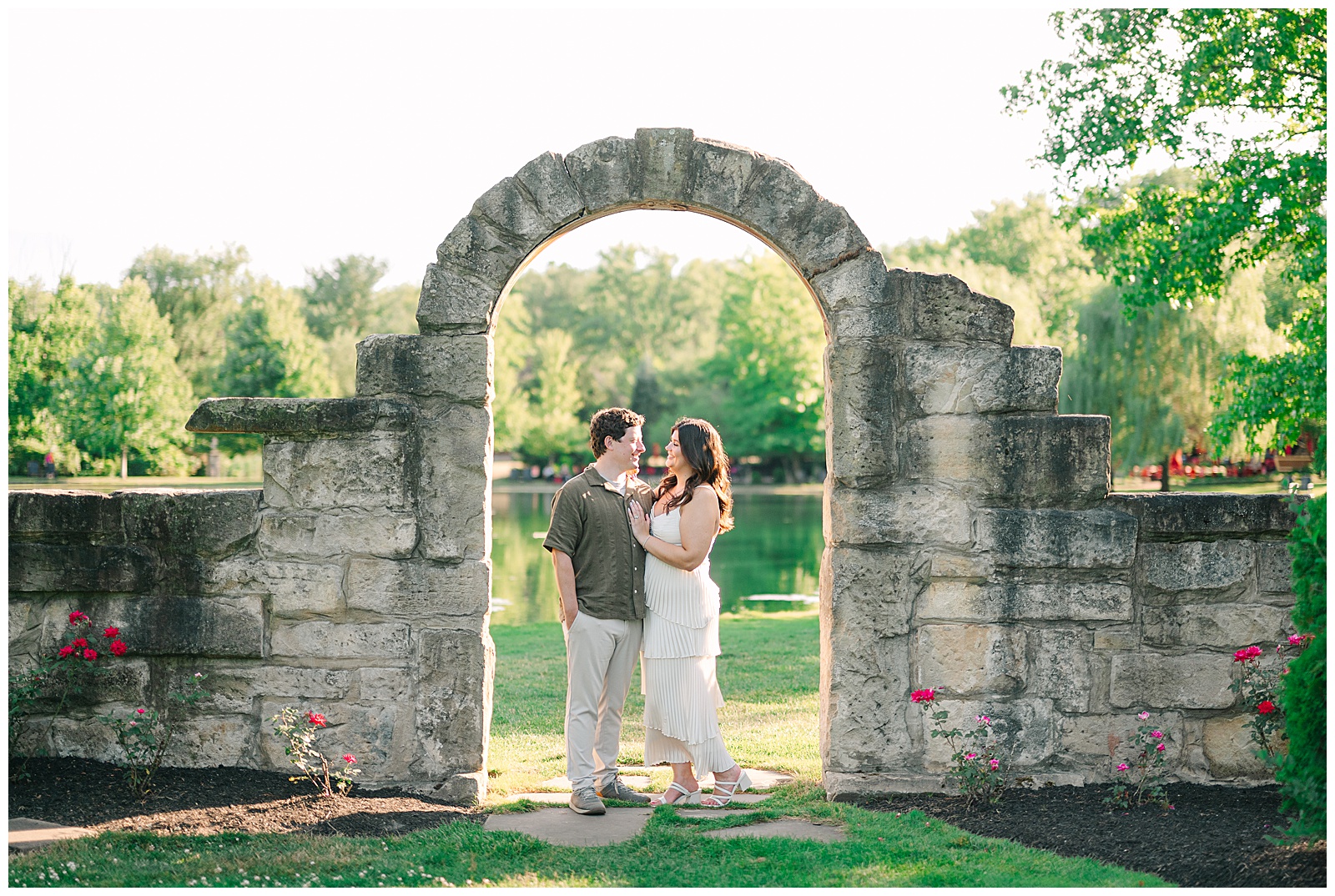 Gervasi and Portage Lakes Summer Engagement Session in Ohio