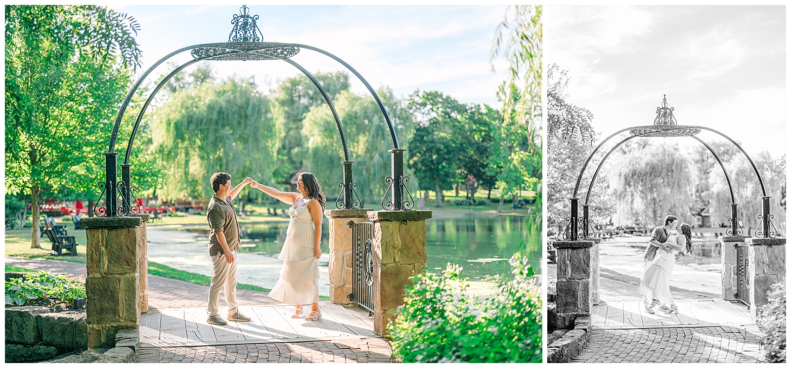 Gervasi and Portage Lakes Summer Engagement Session in Ohio