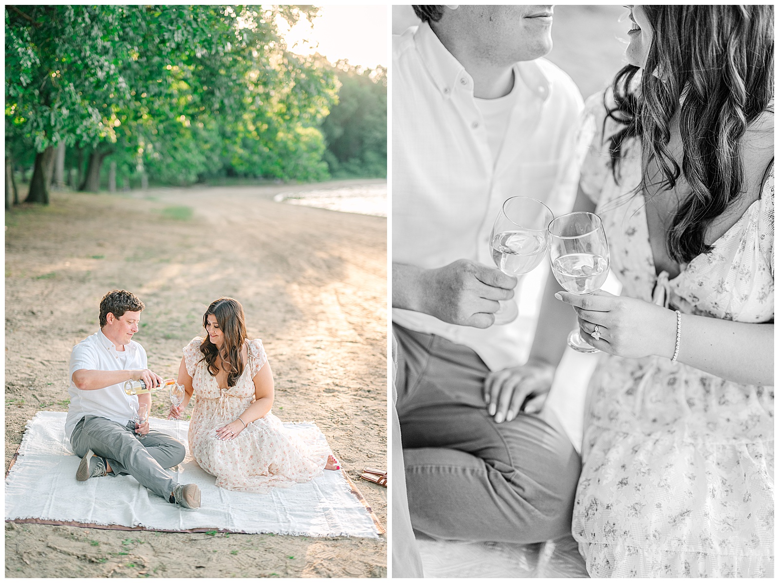 Gervasi and Portage Lakes Summer Engagement Session in Ohio