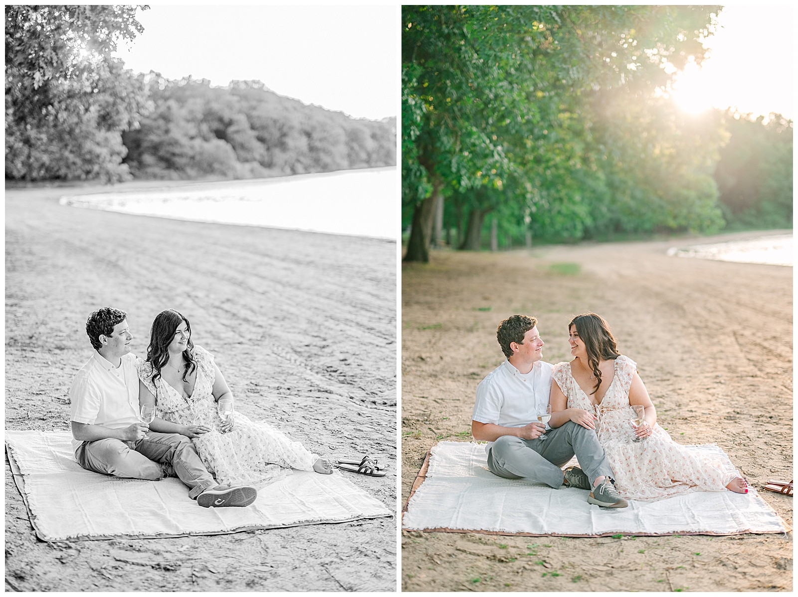 Gervasi and Portage Lakes Summer Engagement Session in Ohio