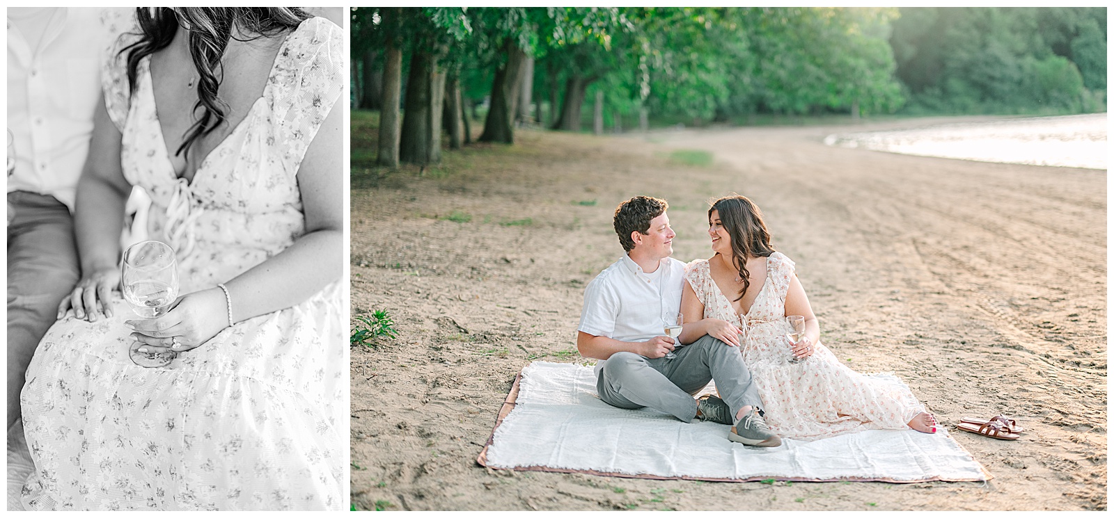 Gervasi and Portage Lakes Summer Engagement Session in Ohio