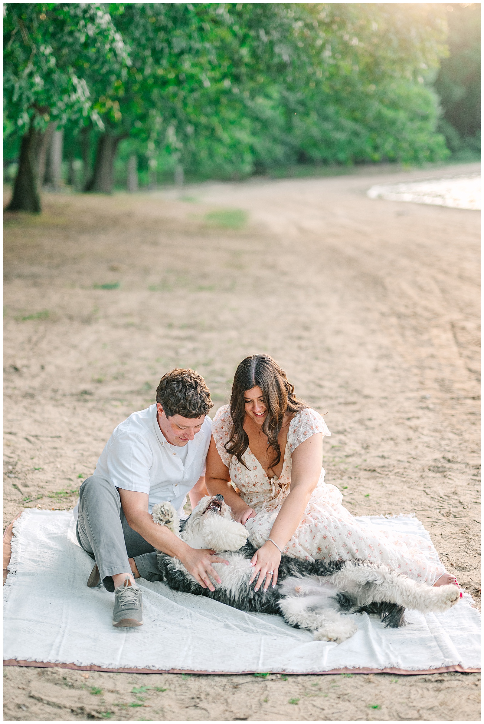 Gervasi and Portage Lakes Summer Engagement Session in Ohio