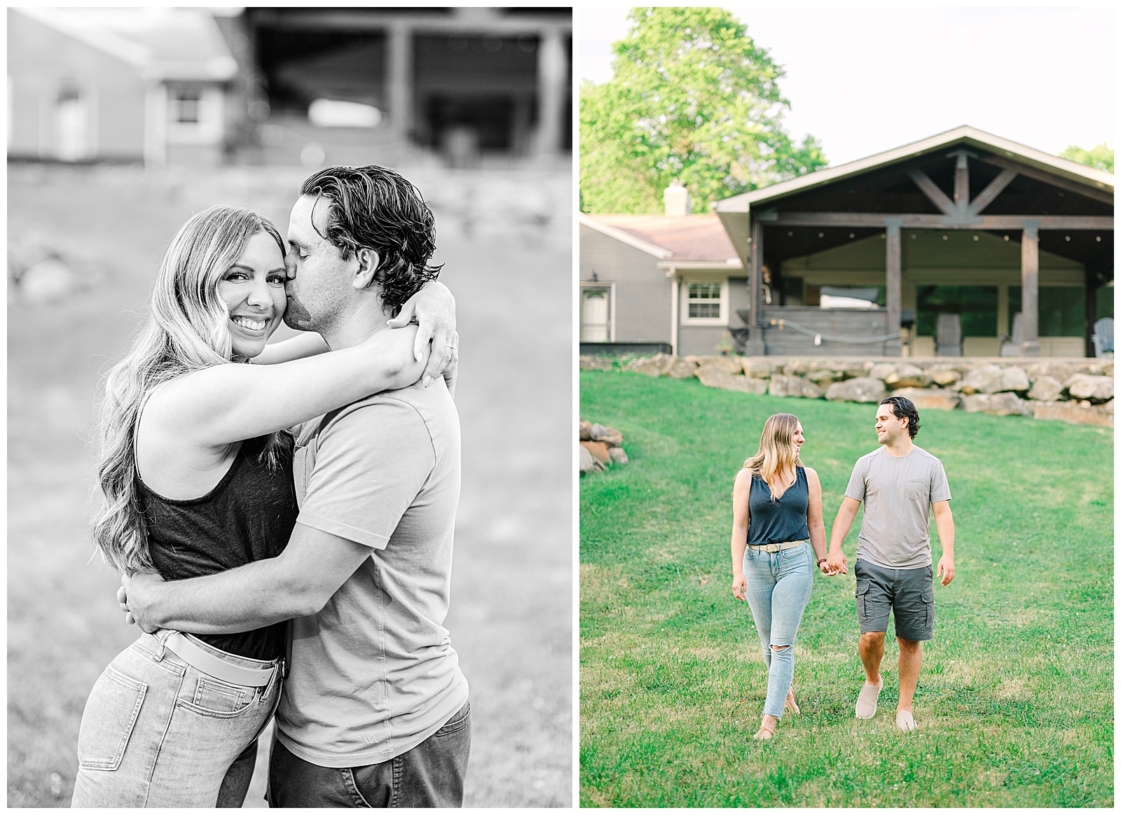 Home Engagement Session in Boardman, Ohio