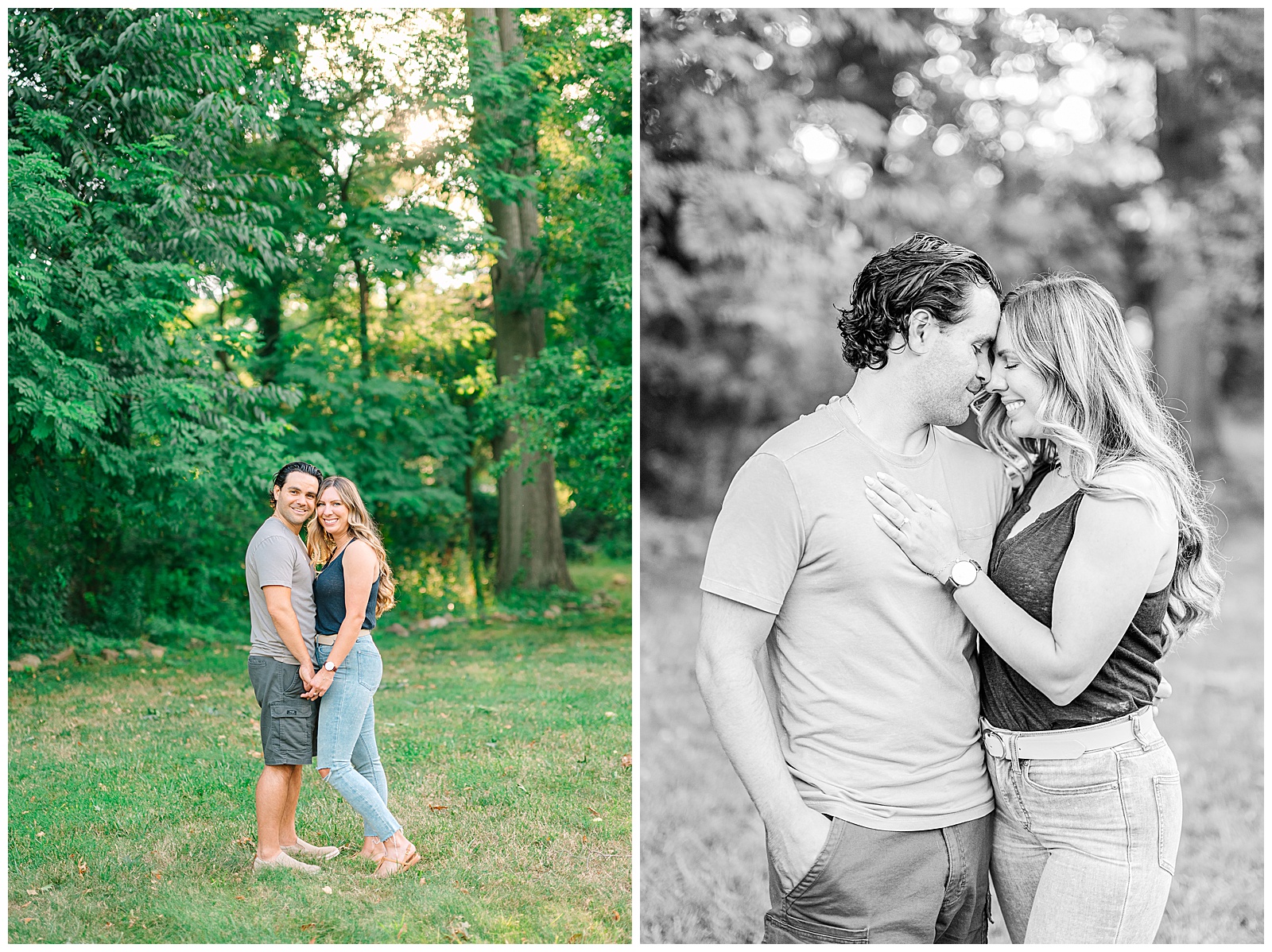 Home Engagement Session in Boardman, Ohio