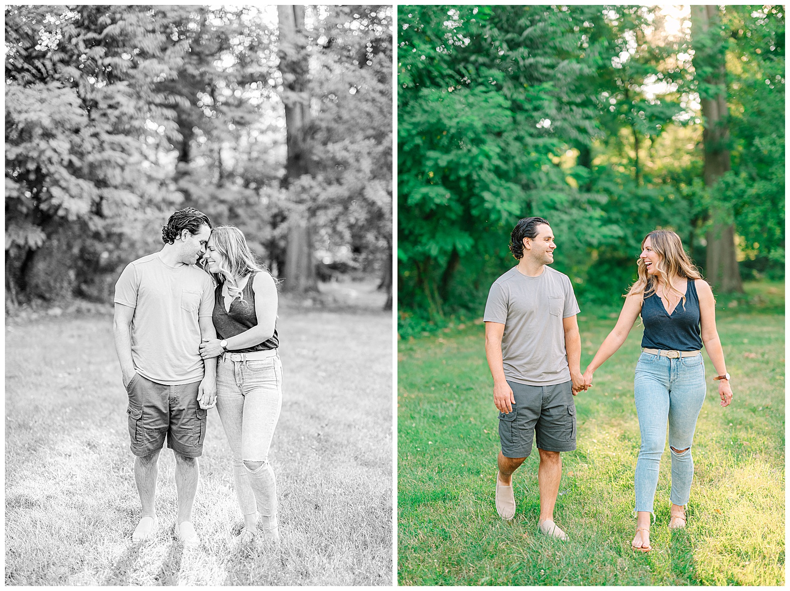 Home Engagement Session in Boardman, Ohio