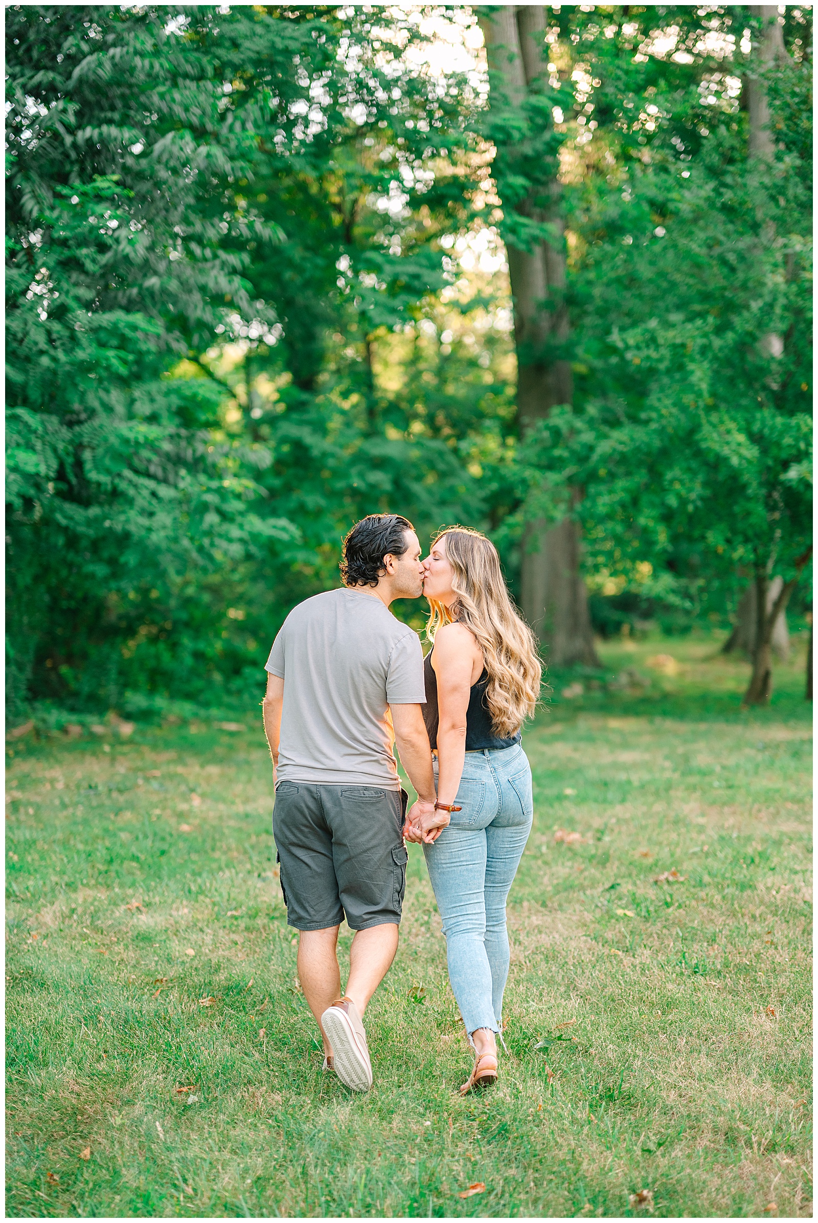 Home Engagement Session in Boardman, Ohio